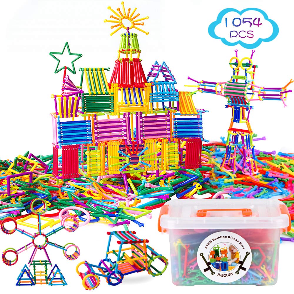 Juboury 1054-Piece Building Toy Kit | 3D Puzzle & STEM Educational Blocks