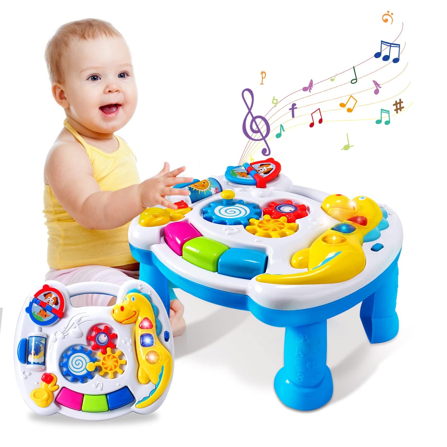 JUEJIAZKIY Music Baby Activity Center – 12-18 Months Toddler Toy for Early Learning