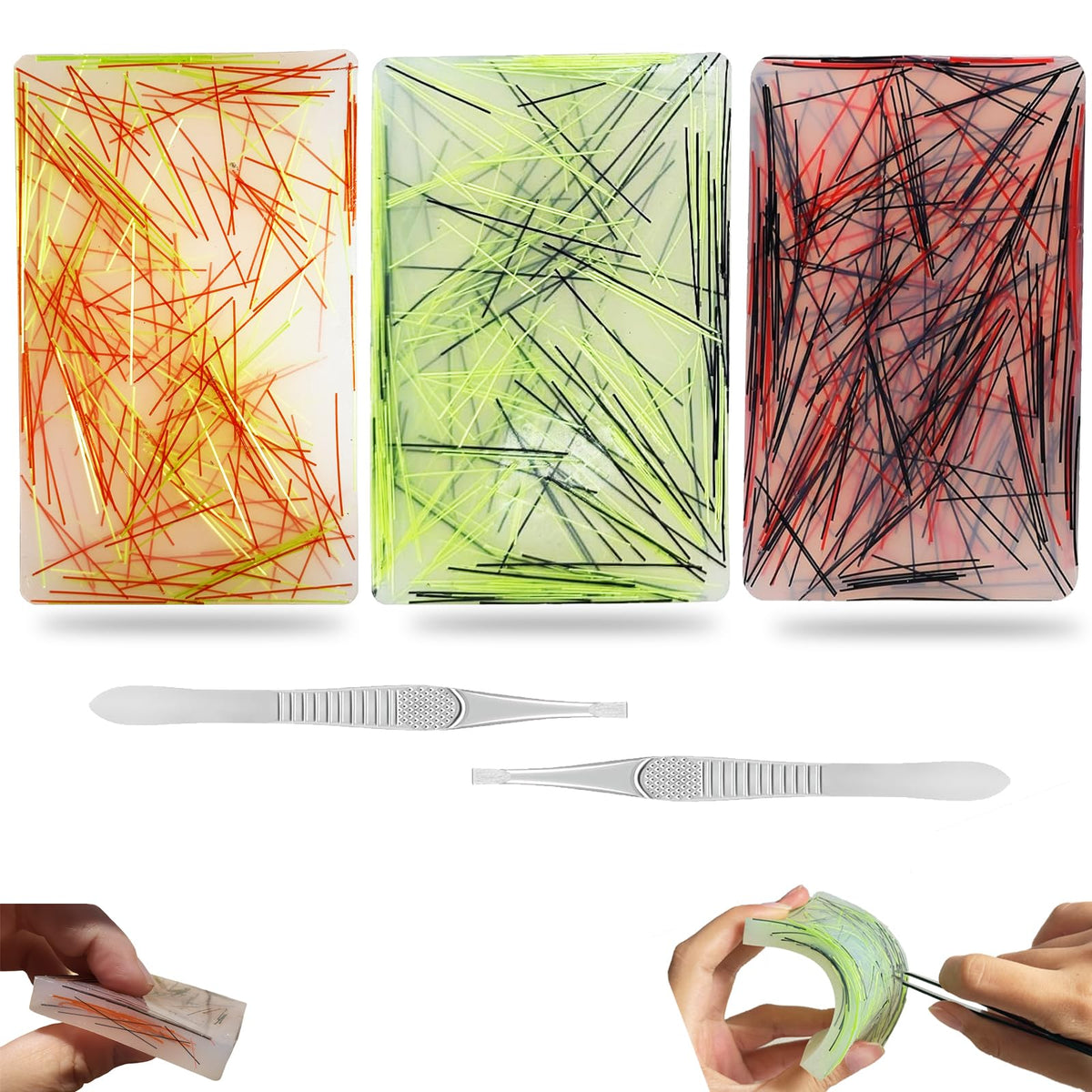 JUGGPENG 3 Pack Skin Picking Fidget Toys — Anxiety Relief & Discreet Pick Pads for Adults