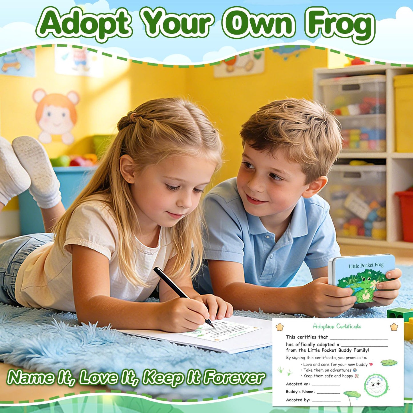 JULEASEL Little Pocket Frog — Mini Frog Keepsake, Portable Calm, Meaningful Gift
