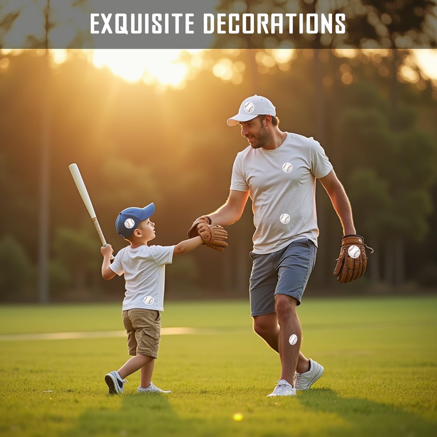 JULMELON 512Pcs Baseball Stickers for Kids – Water-Repellent, Self-Adhesive Helmet Stickers for Bottles, Notebooks & Scrapbooks
