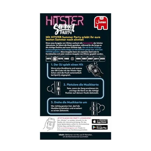 Hitster Summer Party - Party & Card Game for 2–10 Players | Jumbo