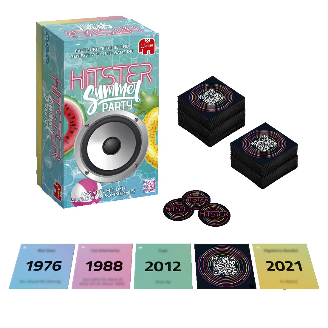 Hitster Summer Party - Party & Card Game for 2–10 Players | Jumbo