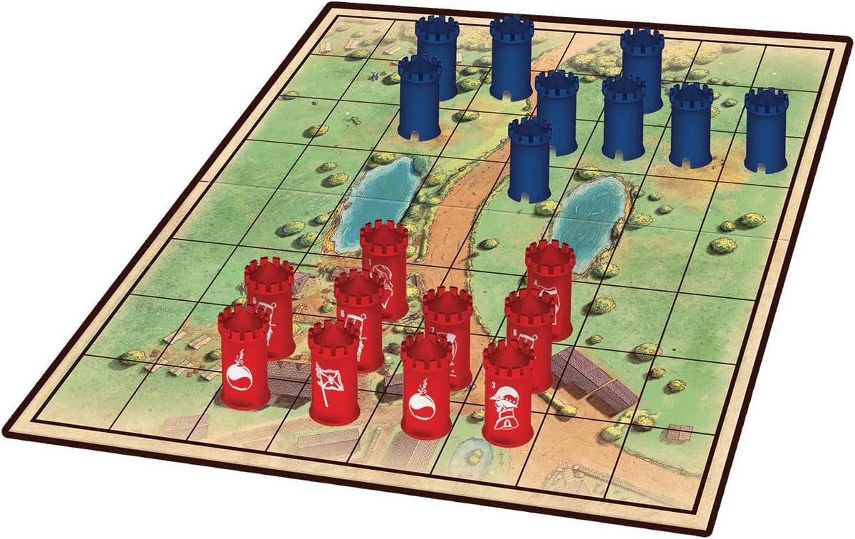 Jumbo Stratego: Quick Battle Travel Version for 2 Players (Age 8+)
