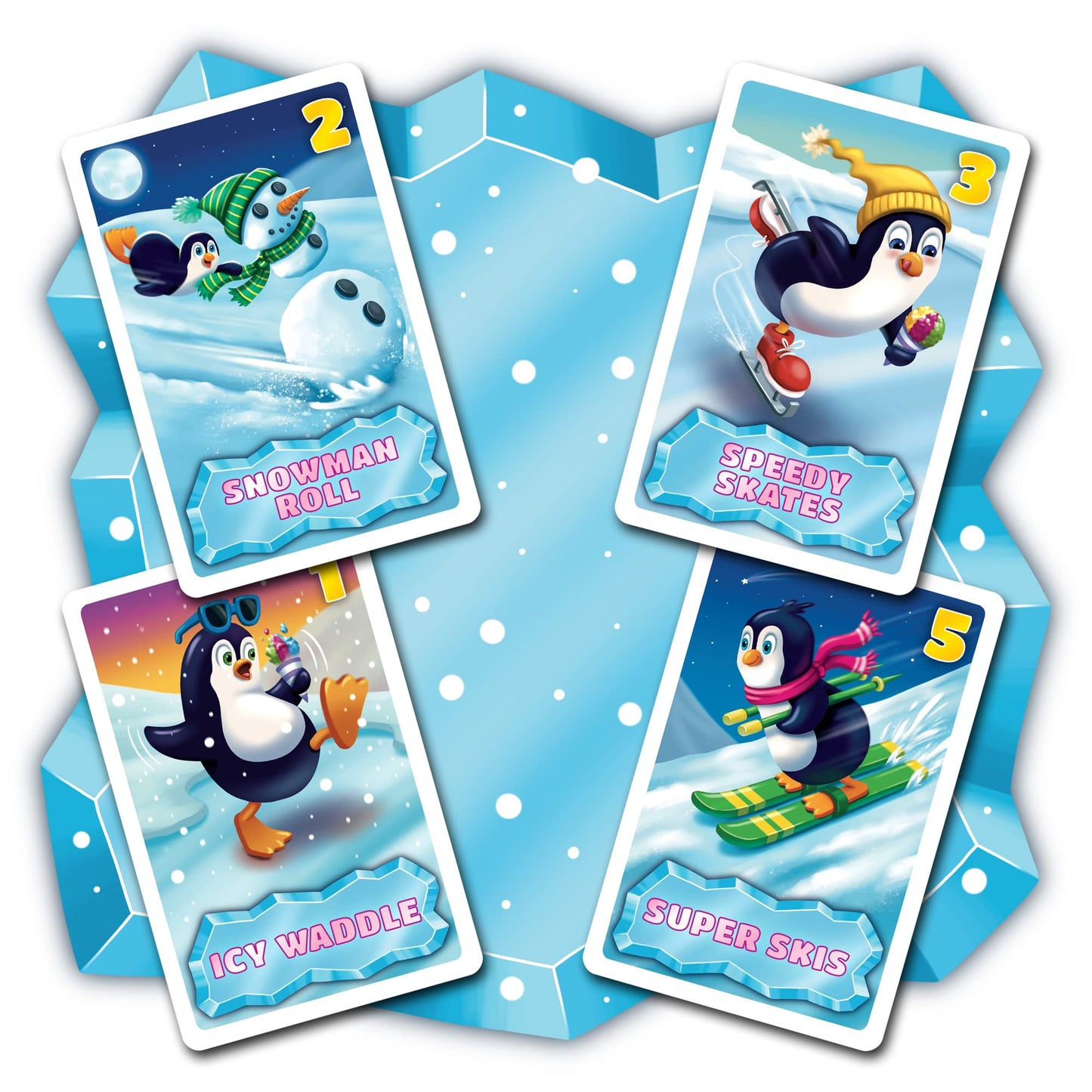 Jumping High Five Baby Penguin Racing Board Game – Fun Family Play for Kids 4+