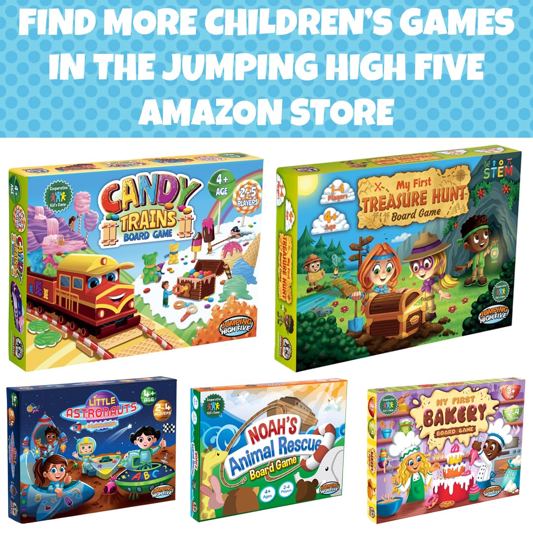 Jumping High Five Baby Dinosaur Rescue Board Game — Cooperative Family Adventure for Kids 4+