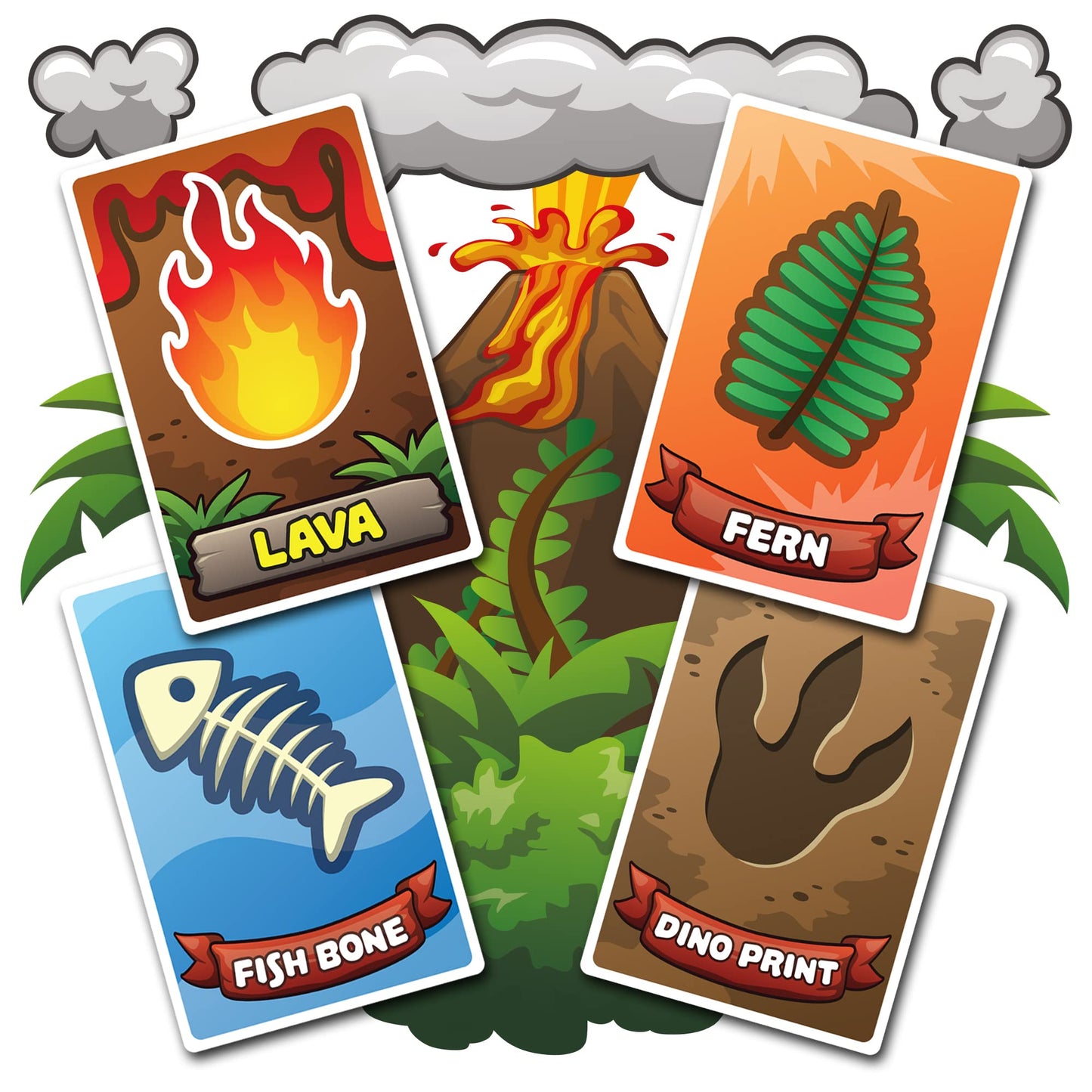 Jumping High Five Baby Dinosaur Rescue Board Game — Cooperative Family Adventure for Kids 4+