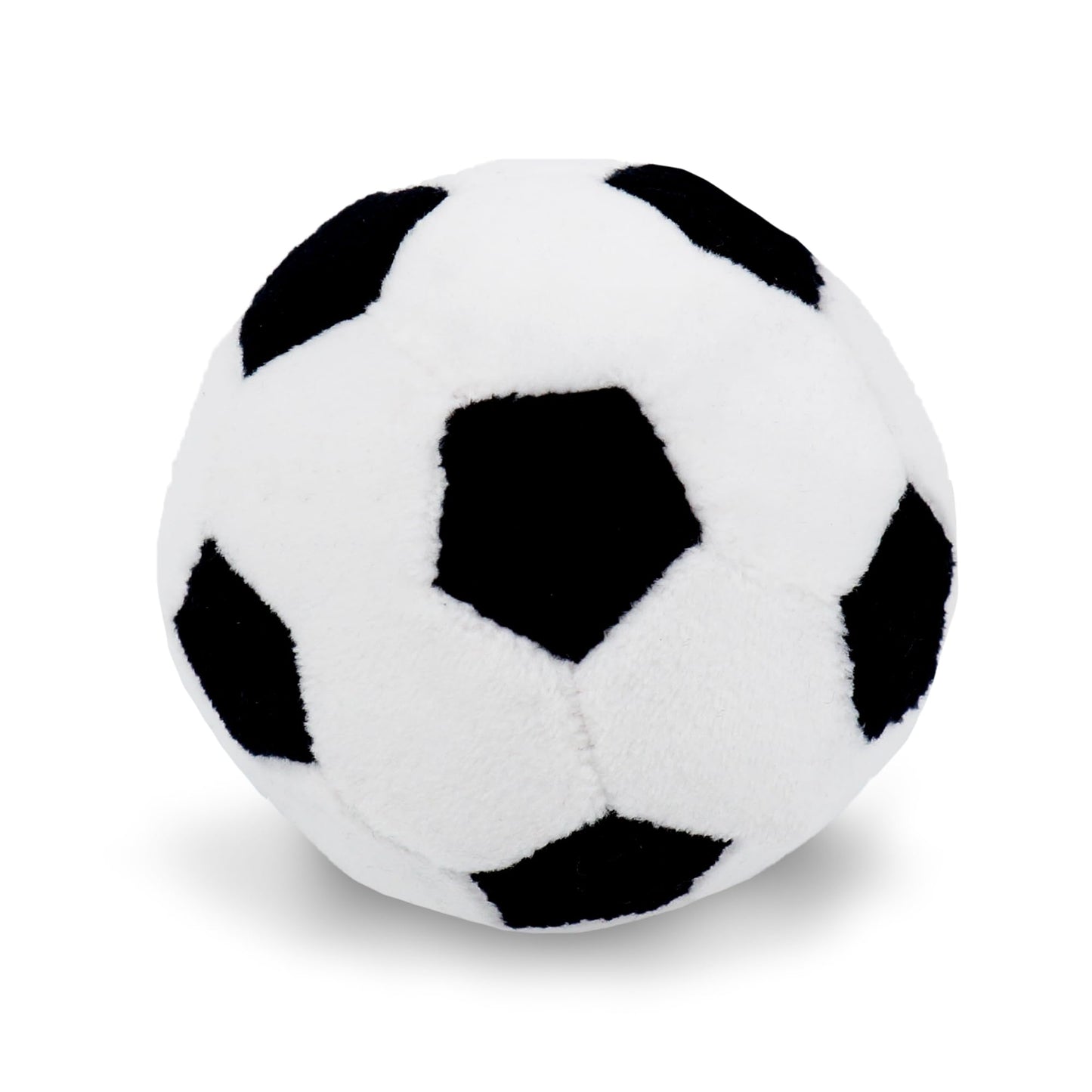June Garden 3-Inch My First Soccer Ball Plush Rattle Toy – Safe Soft Infant Toy