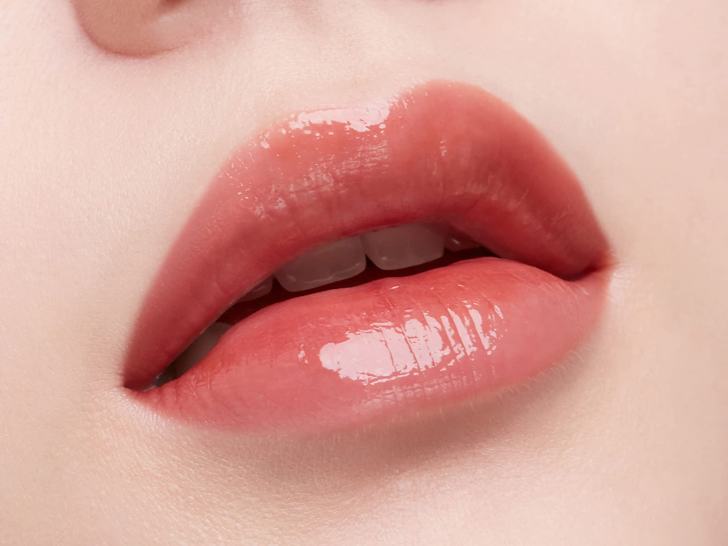 JUNG SAEM MOOL Lip-PRESSION Glow Lasting Tint – Hydrating Glassy Lip Stain in Soft Beige
