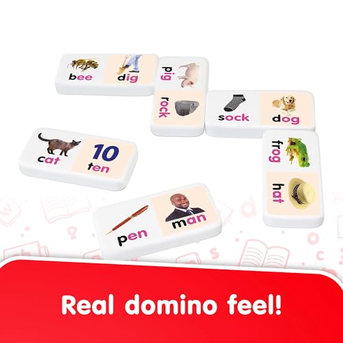 Junior Learning Rhyming Word Dominoes JL490 – Educational Action Games (Multi)