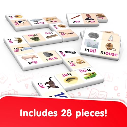 Junior Learning Rhyming Word Dominoes JL490 – Educational Action Games (Multi)