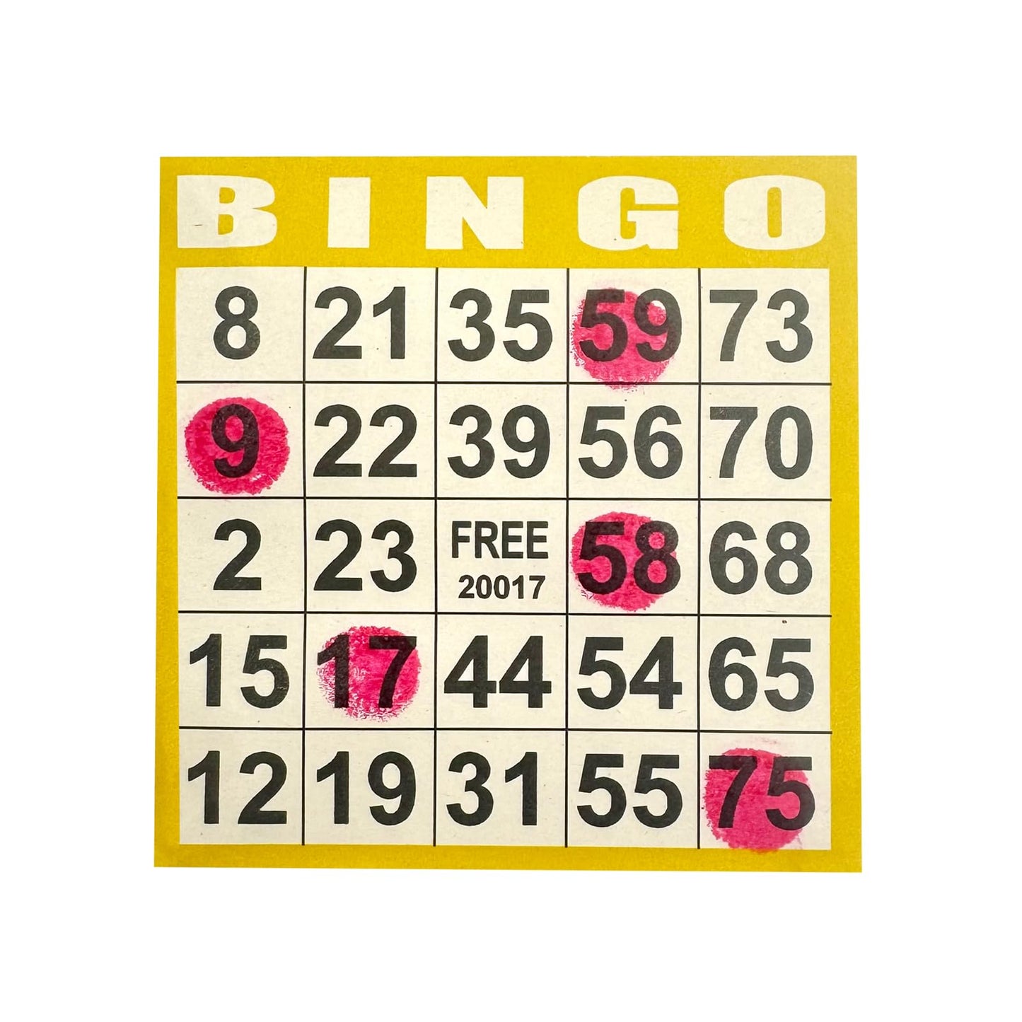 JUNWRROW Bingo Paper Game Cards – 500 Sheets (100 Books, 5 Colors) – 4x4 Disposable Cards for Seniors, Family Nights & Classrooms
