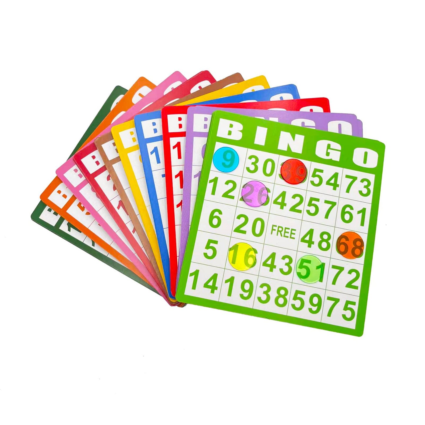 JUNWRROW Deluxe Bingo Game Set – 6-Inch Cage, 600 Chips, 100 Cards, 75 Balls, Master Board