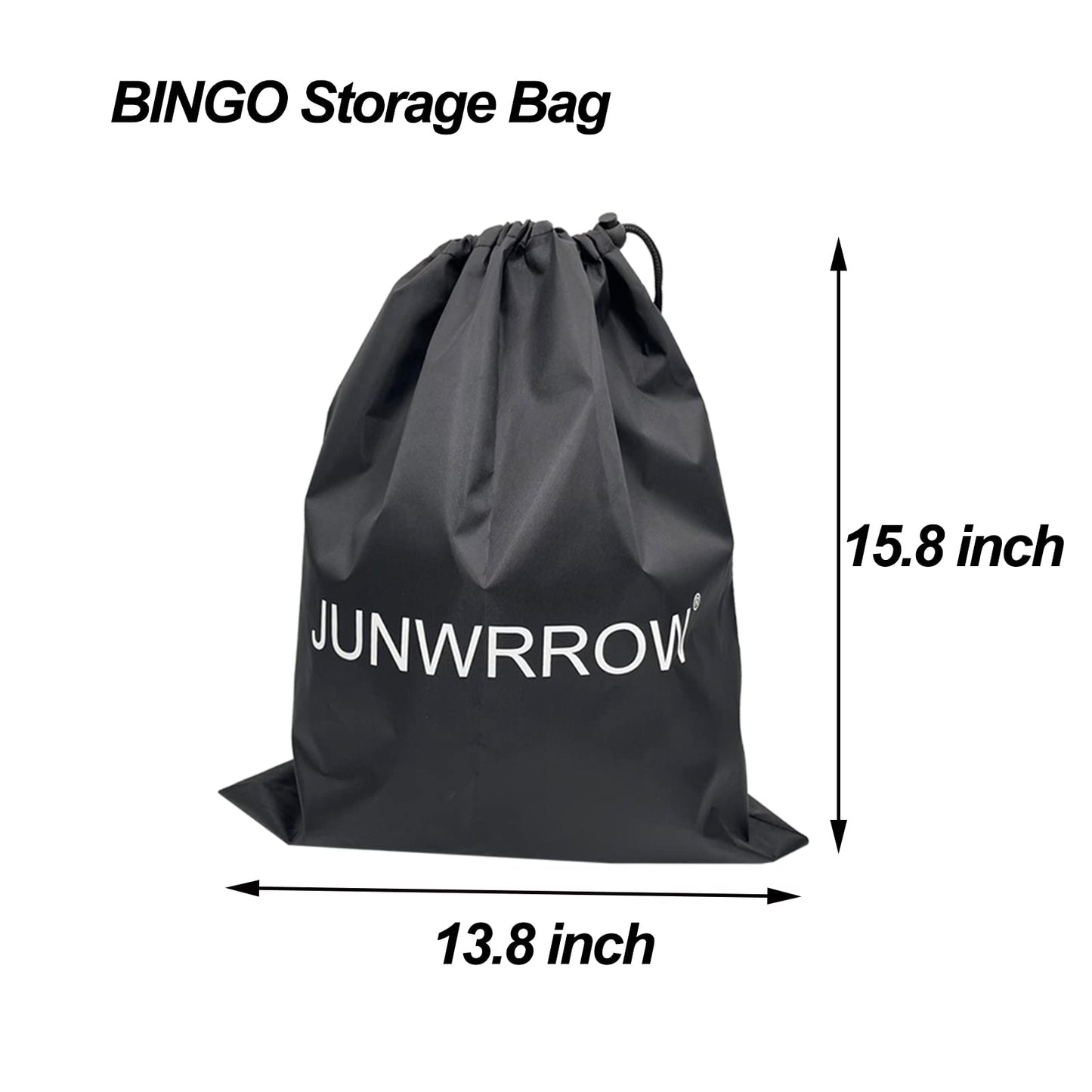 JUNWRROW Deluxe Bingo Game Set – 1000 Chips, 100 Cards, 75 Balls, 6-Inch Cage
