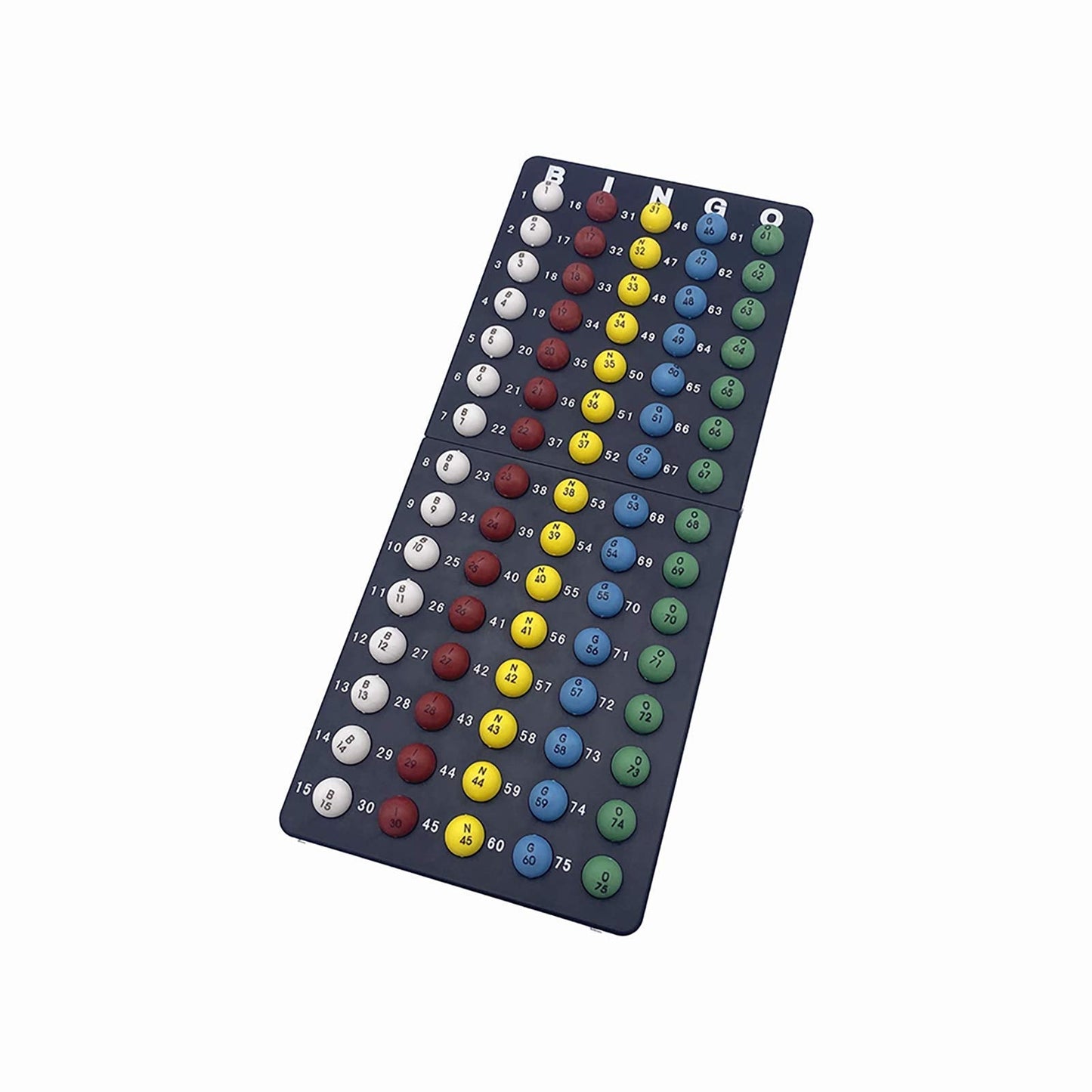 JUNWRROW Deluxe Bingo Game Set – 6-Inch Cage, 600 Chips, 100 Cards, 75 Balls, Master Board