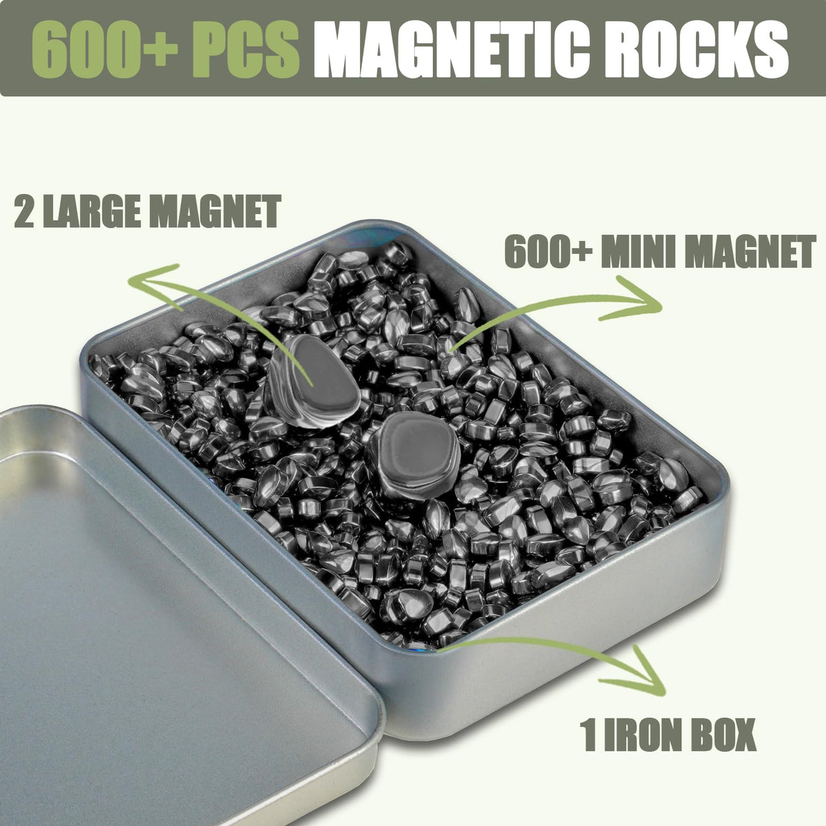 JUNYANG Magnetic Balls – 600+ Mini Beads Desk Fidget Toy for Adults & Teens