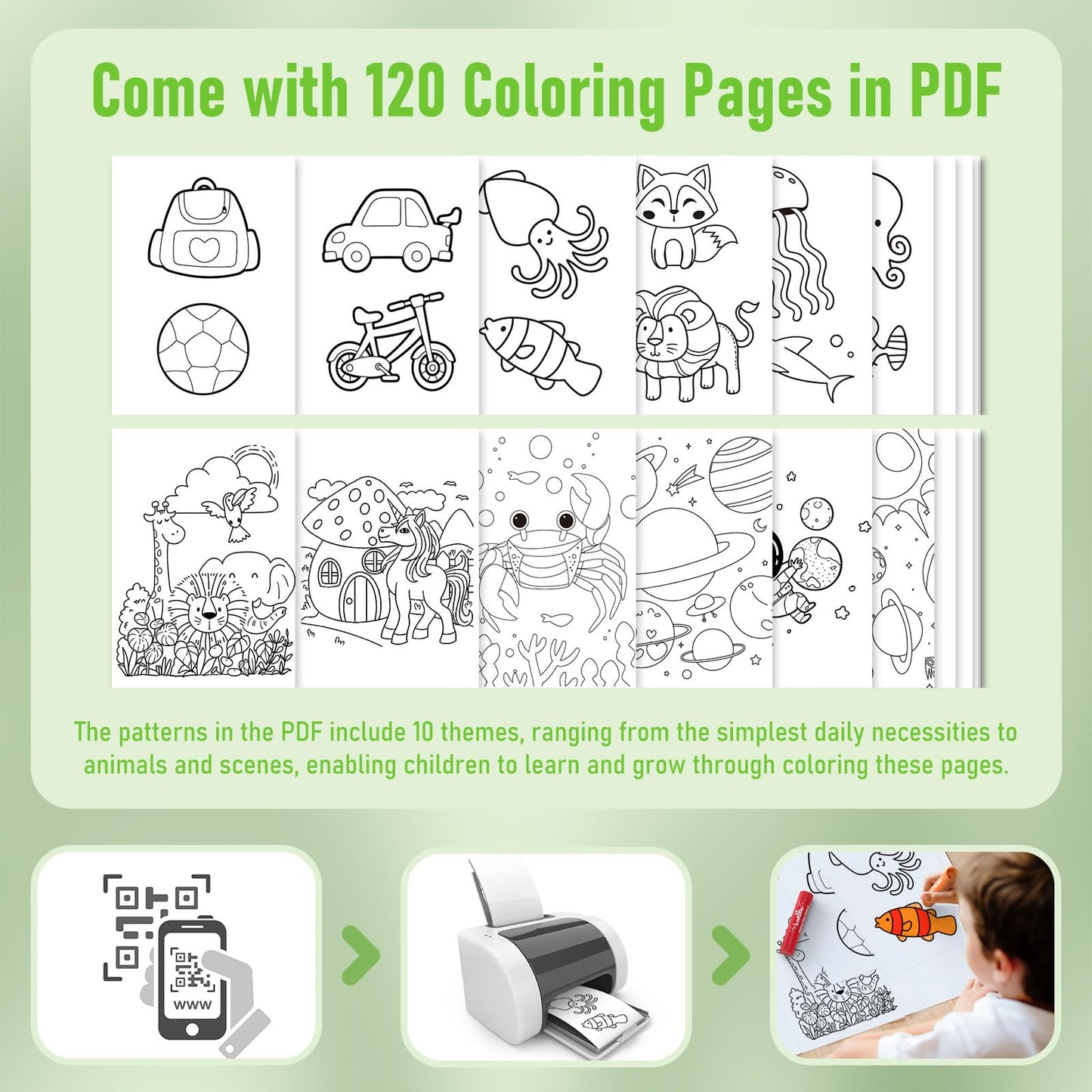 JUPITEARTH 36 Colors Tempera Paint Sticks with 120 PDF Coloring Pages & 30 Stickers – Quick-Dry, Non-Toxic, Washable