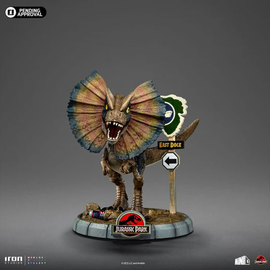 Statue Dilophosaurus - Jurassic Park - MiniCo - Iron Studios