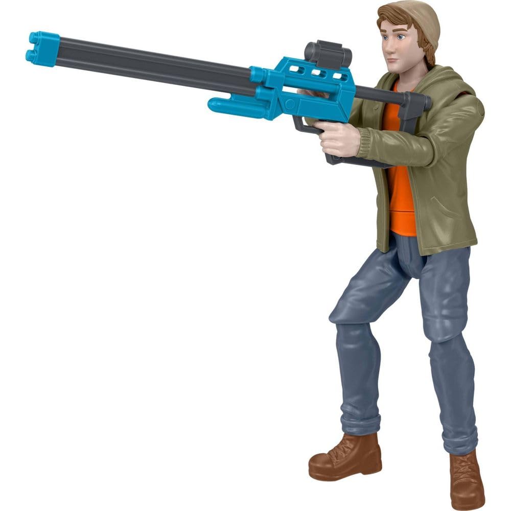 Jurassic World Chaos Theory Ben Action Figure & 2 Dinosaurs Toy Pack | 3.75-Inch Figures