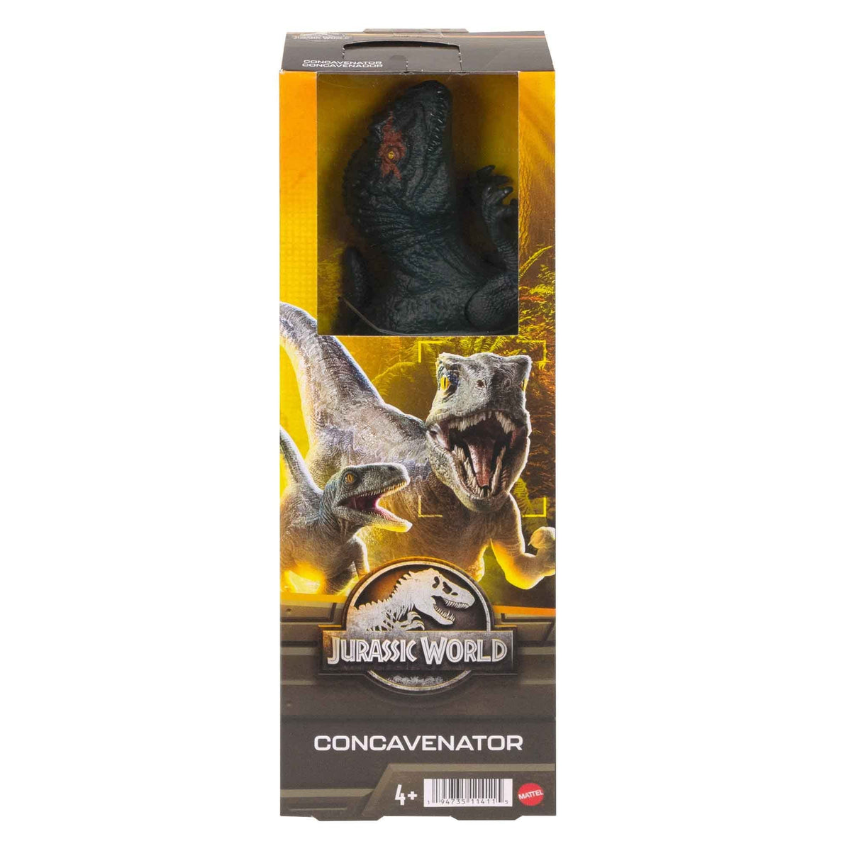 Jurassic World 12-Inch Concavenator Basic Figure | Big Action, Dark Blueish Black Red