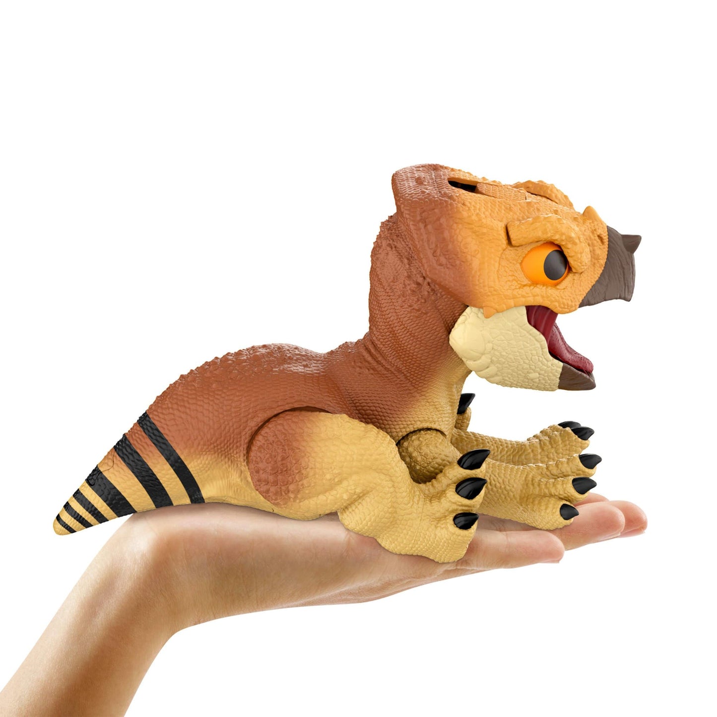 Jurassic World Rebirth Aquilops Dolores — Interactive Primal Protector Dino Toy