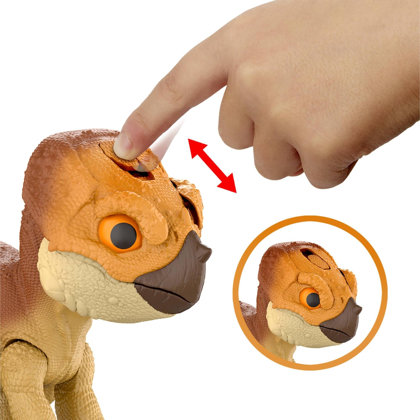 Jurassic World Rebirth Aquilops Dolores — Interactive Primal Protector Dino Toy