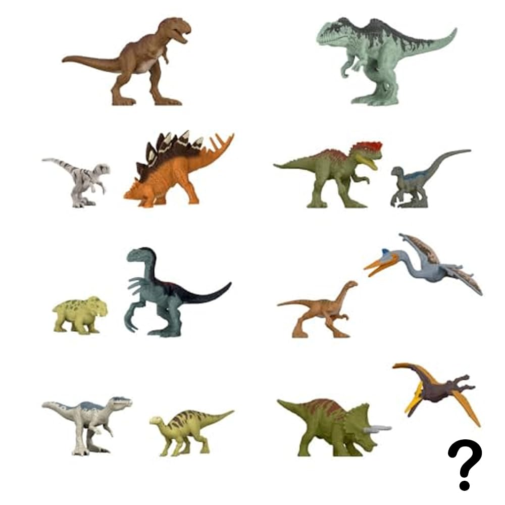 Mattel Jurassic World Dominion Mini Dino – Collectible Dino Figures for Creative Play