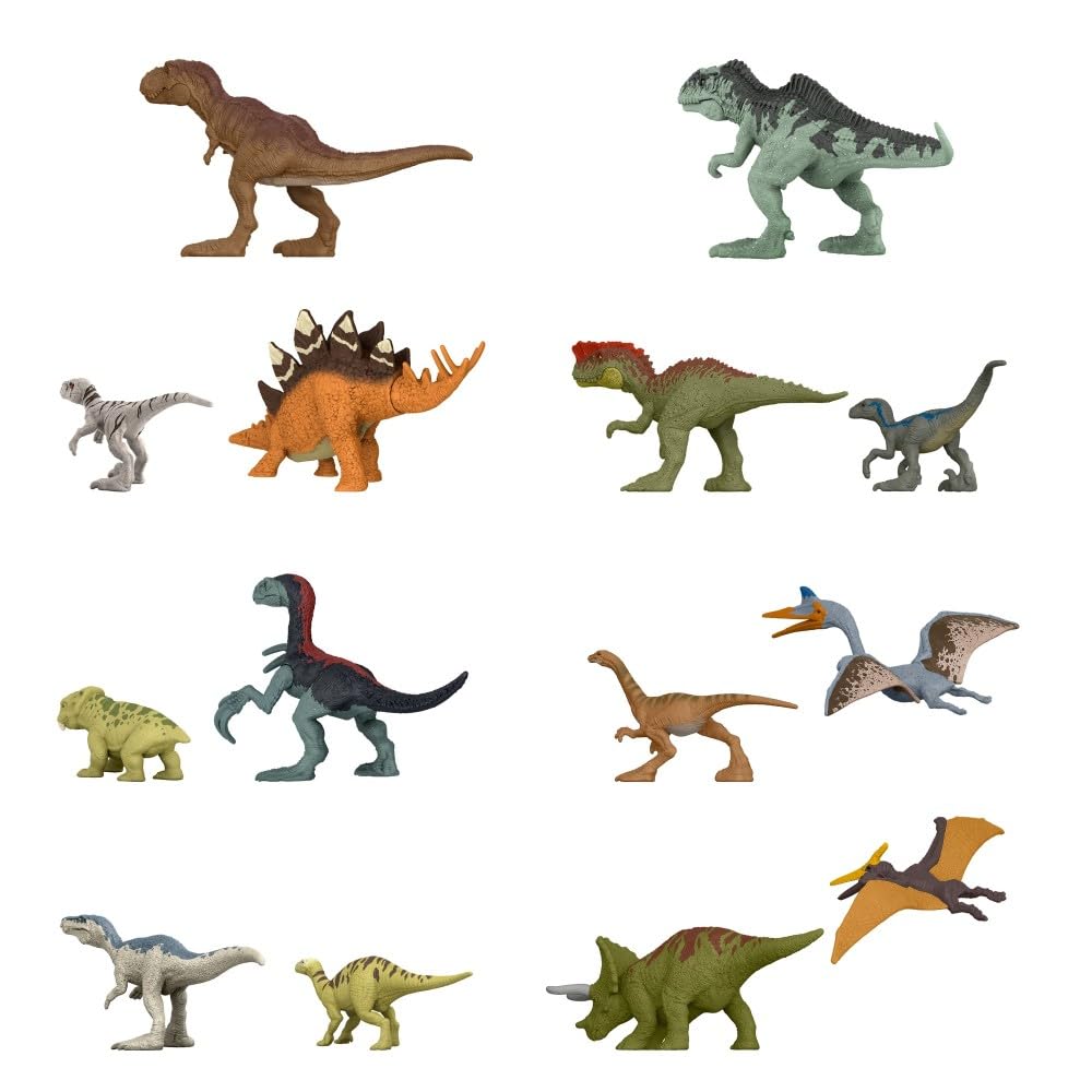 Mattel Jurassic World Dominion Mini Dino – Collectible Dino Figures for Creative Play