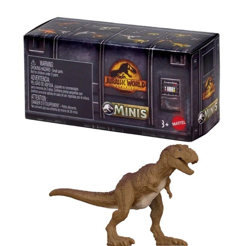 Jurassic World Dominion Minis Surprise Pack: Bundle of 3 Mini Dinosaur Figures (1.125" Scale) – Mattel