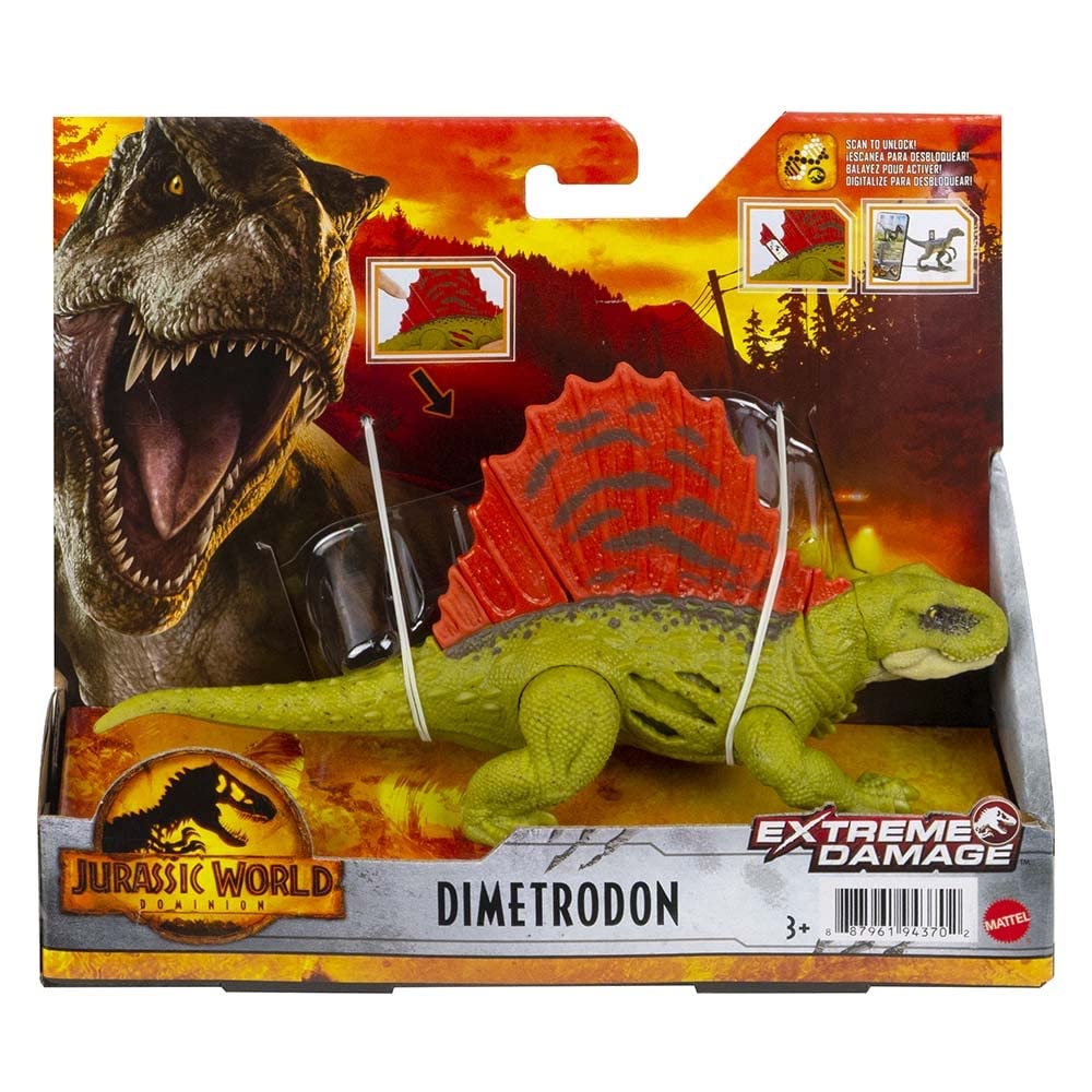 Jurassic World Dominion 2022 Extreme Damage Dimetrodon Action Figure