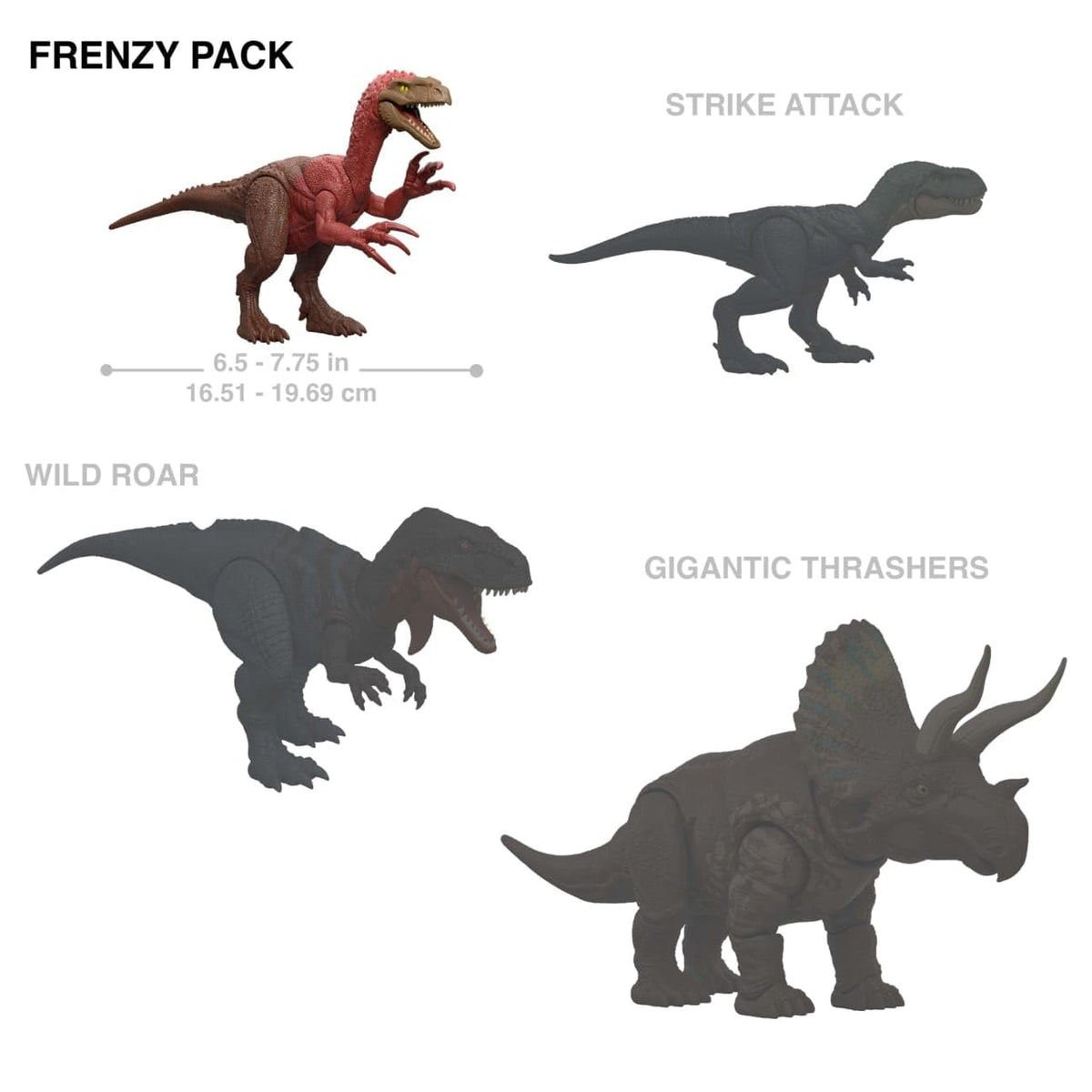 Jurassic World Frenzy Pack Beipiaosaurus Dinosaur Figure | Authentic Toy & Digital Play