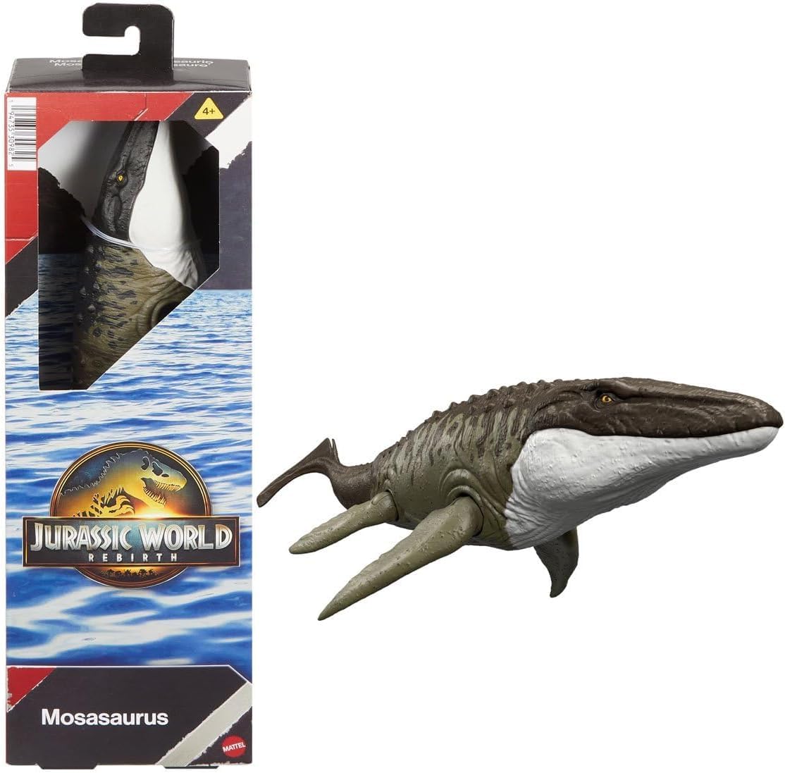 Jurassic World Rebirth Mosasaurus 12-Inch Action Figure – Realistic Design & Movable Joints