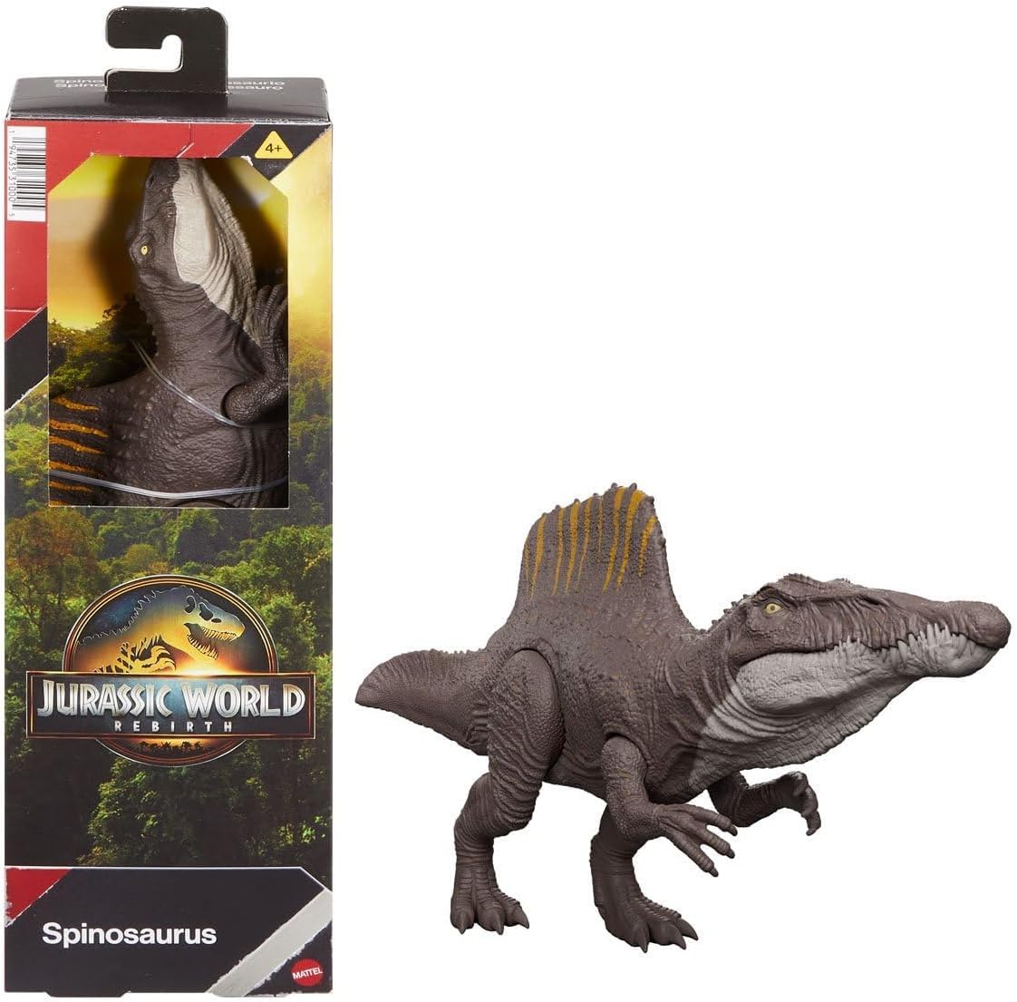 Jurassic World Rebirth Spinosaurus 12in Action Figure | Realistic Sculpt & Movable Joints