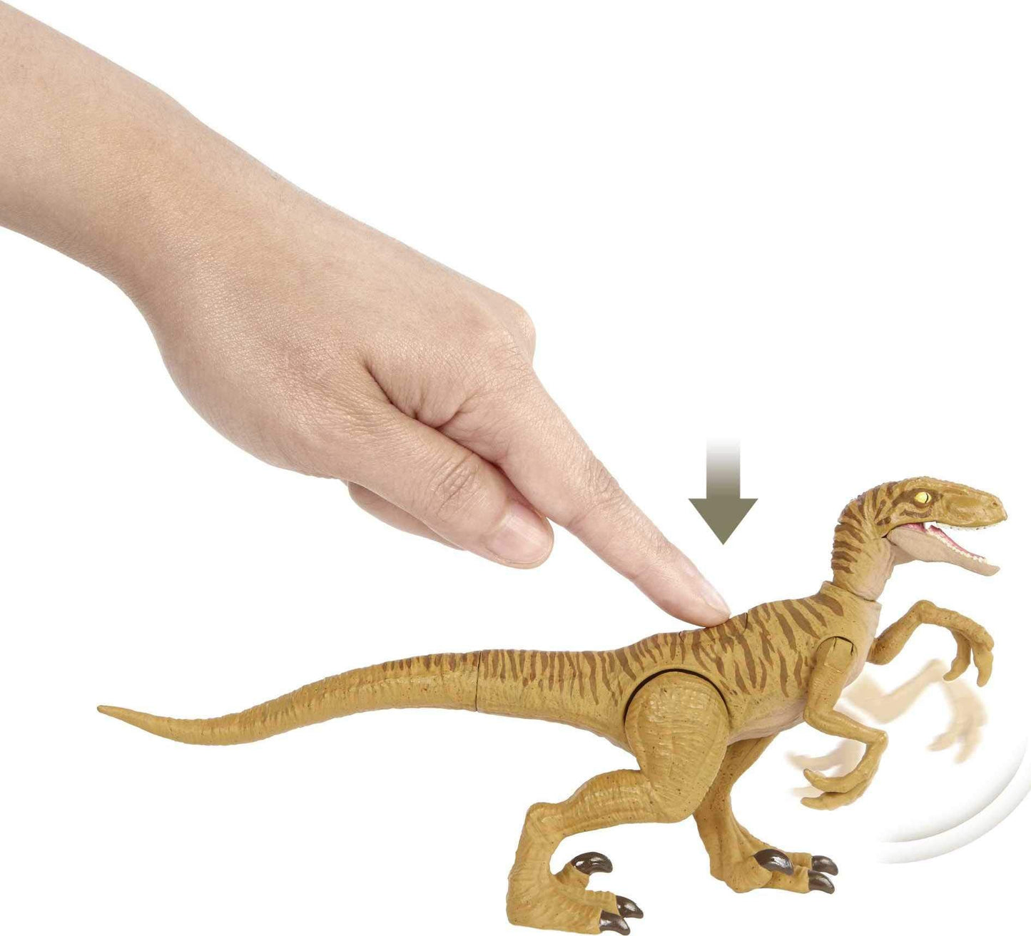 Jurassic World Velociraptor Claw Slash Savage Strike Action Figure – Small Size, Movable Arms & Legs