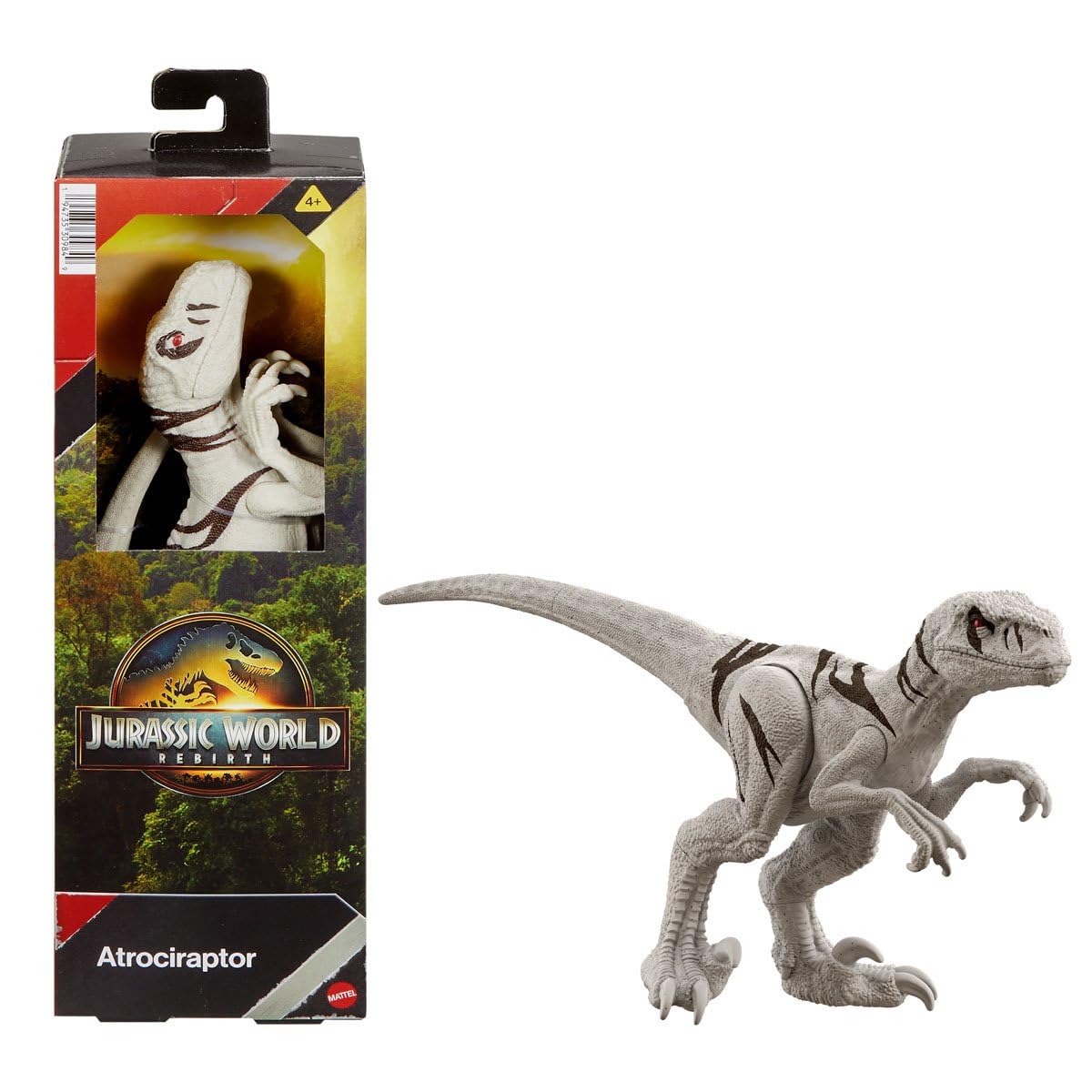 Jurassic World Rebirth 12-Inch Atrociraptor Action Figure – Realistic Dino Toy
