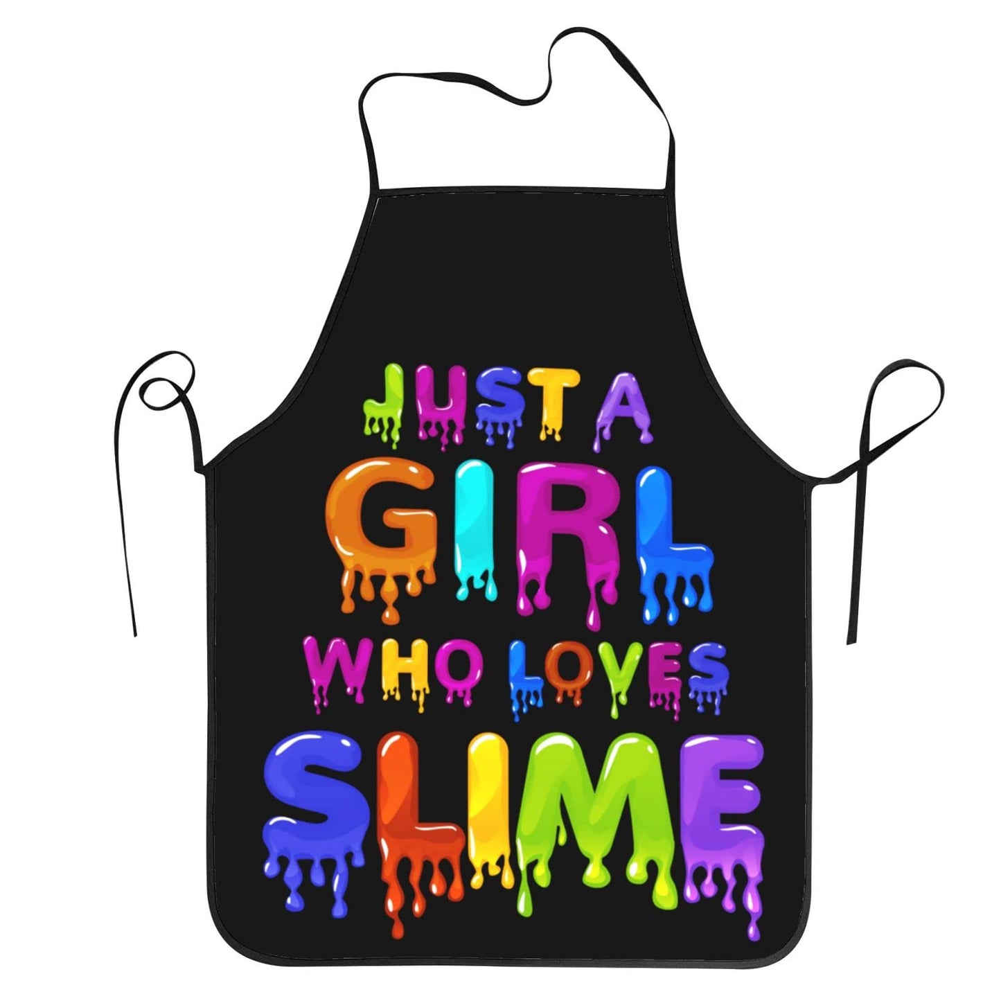 Just A Girl Who Loves Slime Apron for Girls | Waterproof & Easy-Care