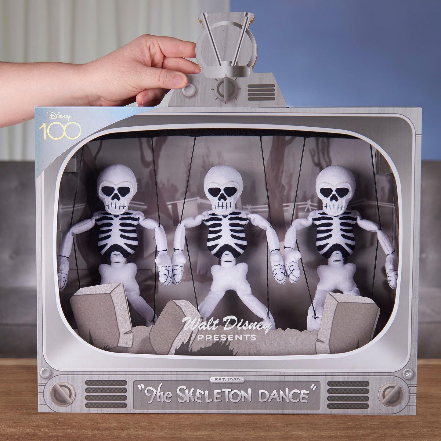 Disney100 Years of Wonder Skeleton Dance Plush Diorama by Just Play (Amazon Exclusive)
