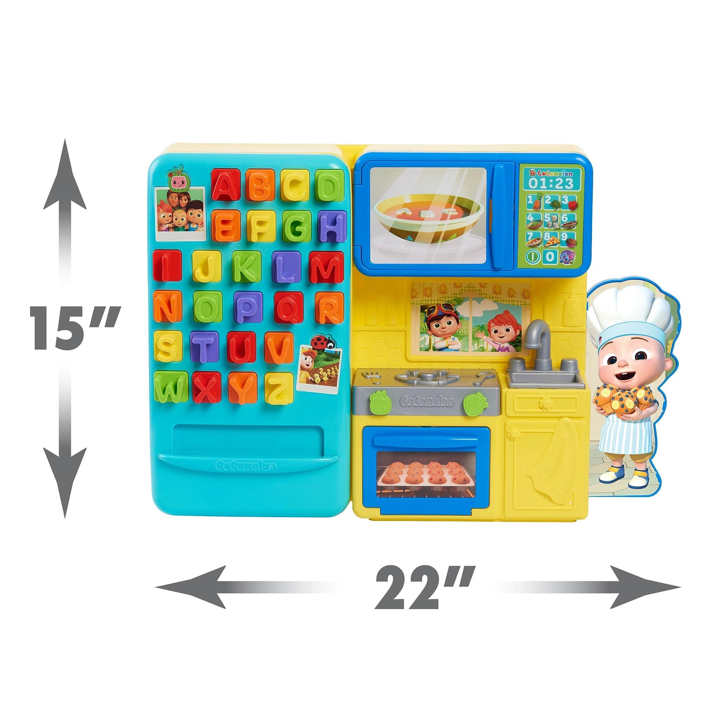 Just Play CoComelon Learning Kitchen – 34-Piece Interactive Playset for Toddlers