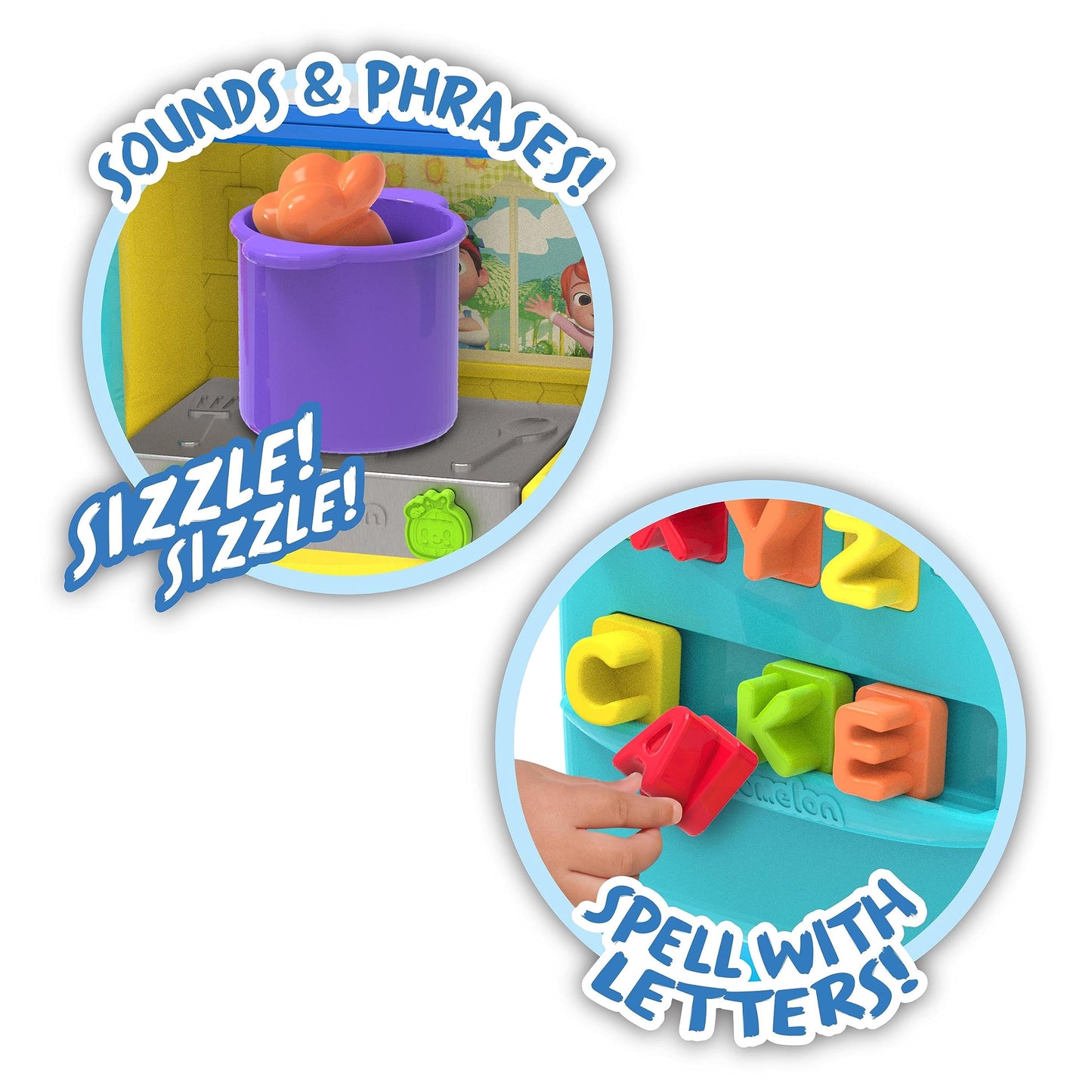 Just Play CoComelon Learning Kitchen – 34-Piece Interactive Playset for Toddlers