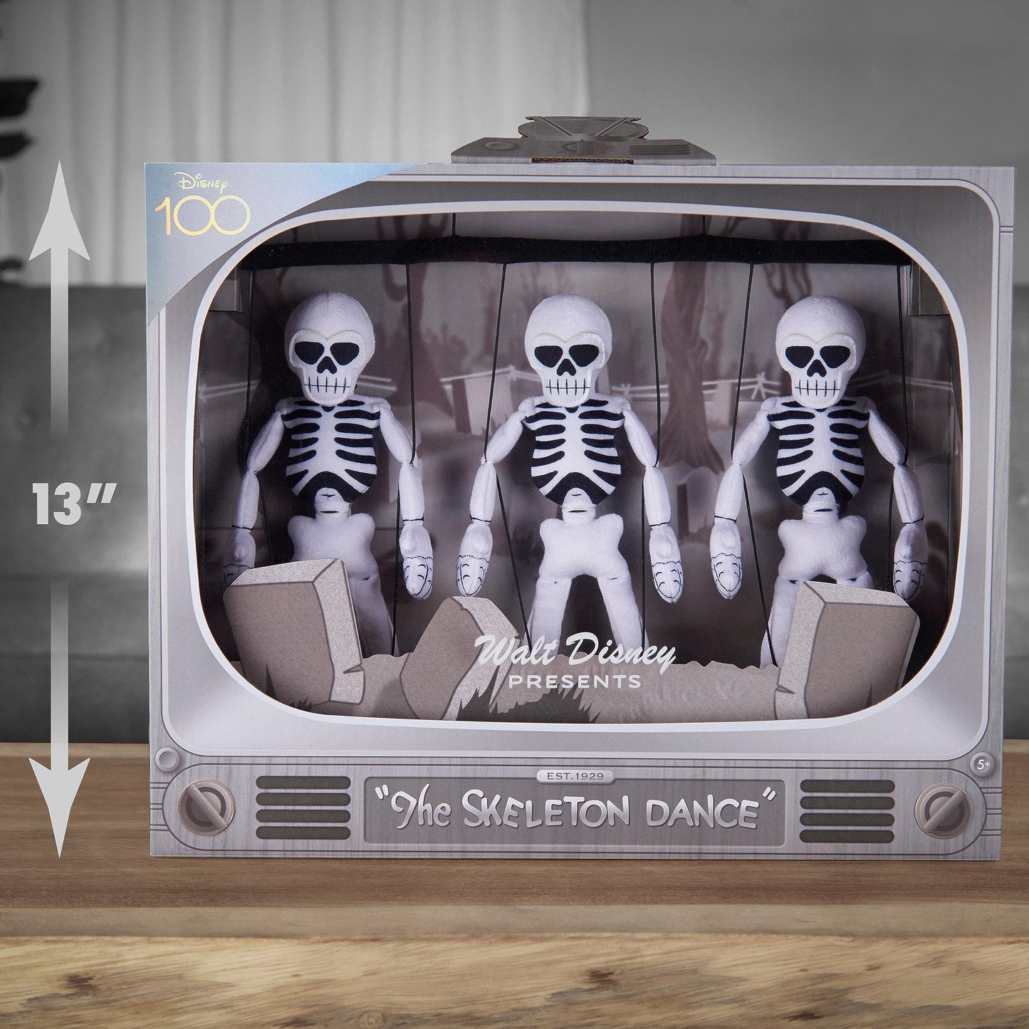 Disney100 Years of Wonder Skeleton Dance Plush Diorama by Just Play (Amazon Exclusive)