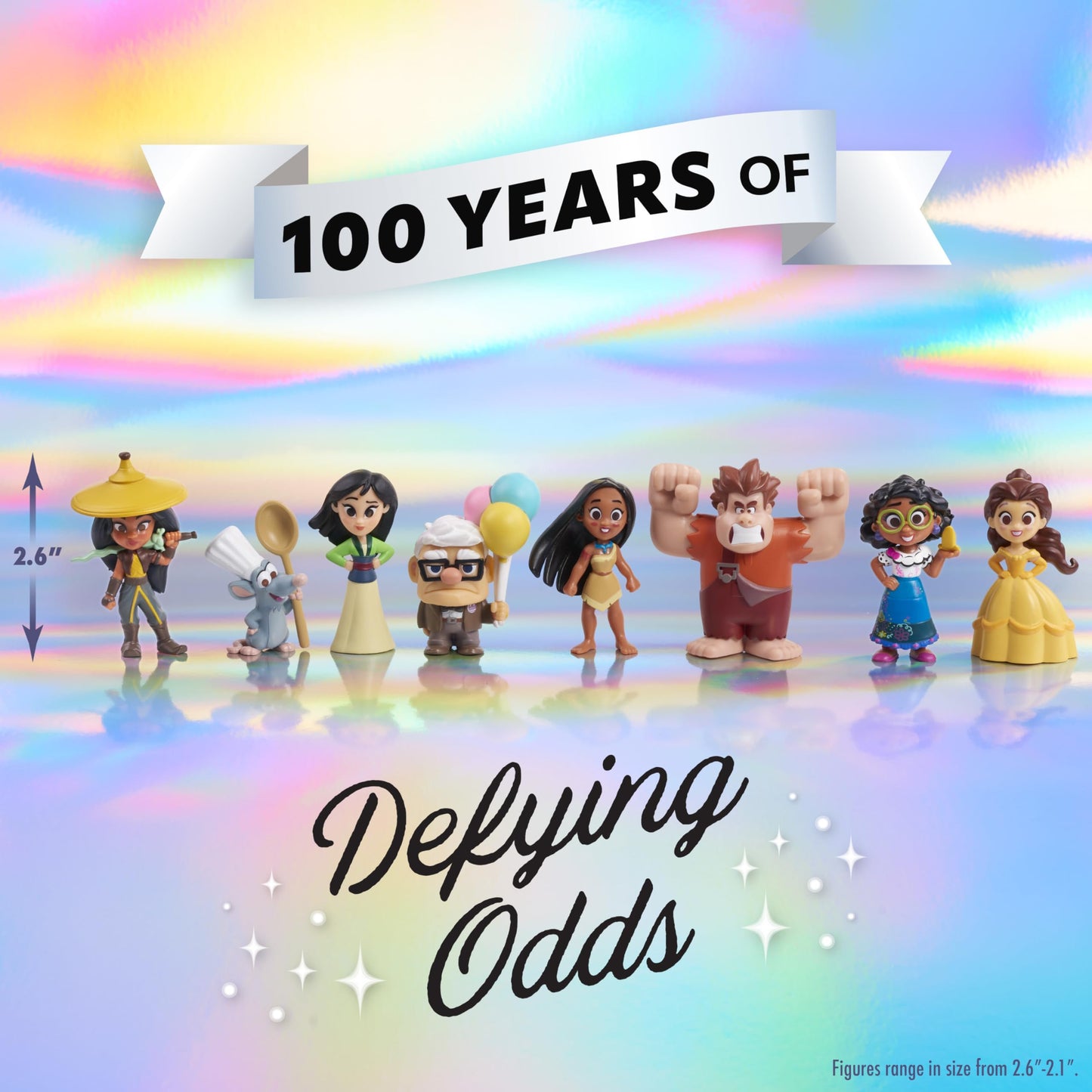 Disney100 Years of Defying Odds Celebration Collection — Just Play 8-Piece Limited Edition Figure Pack