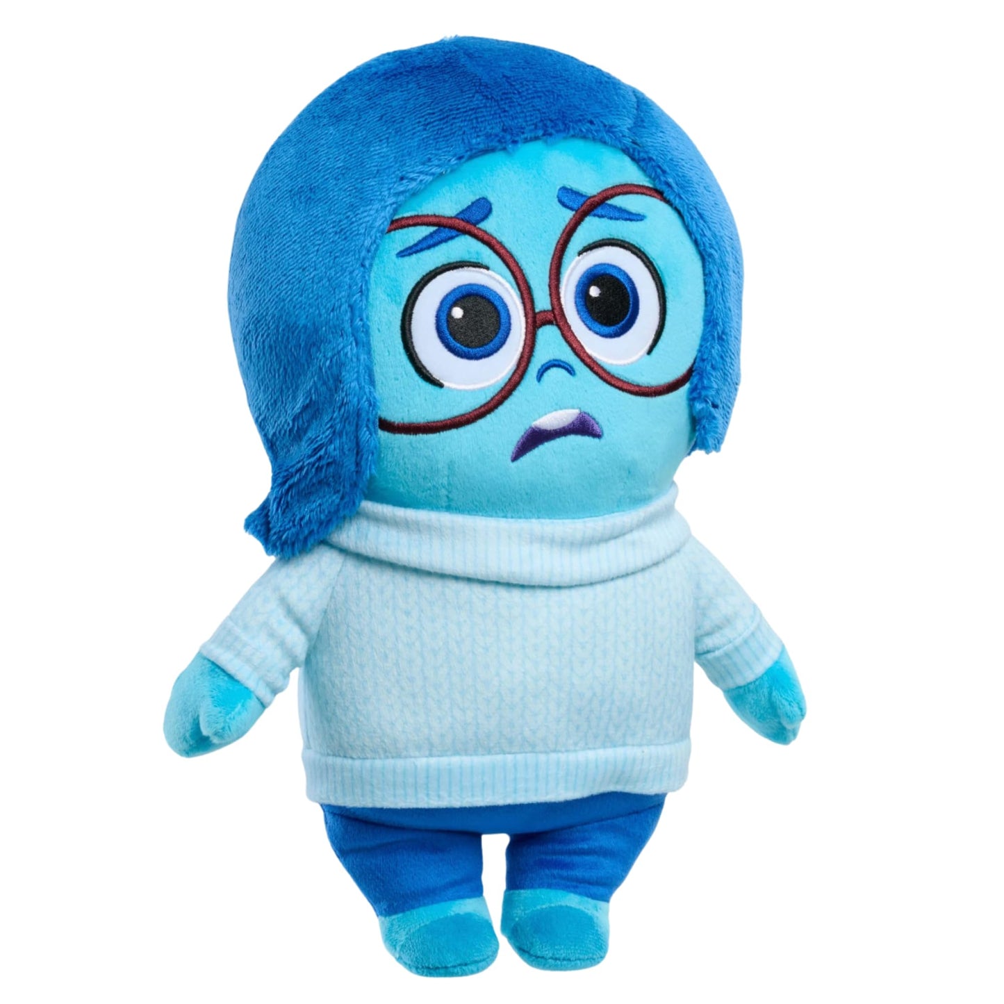 Just Play Inside Out 2 Large Plush – Sadness (12-Inch) | Collect Joy, Anger, Anxiety & Embarrassment