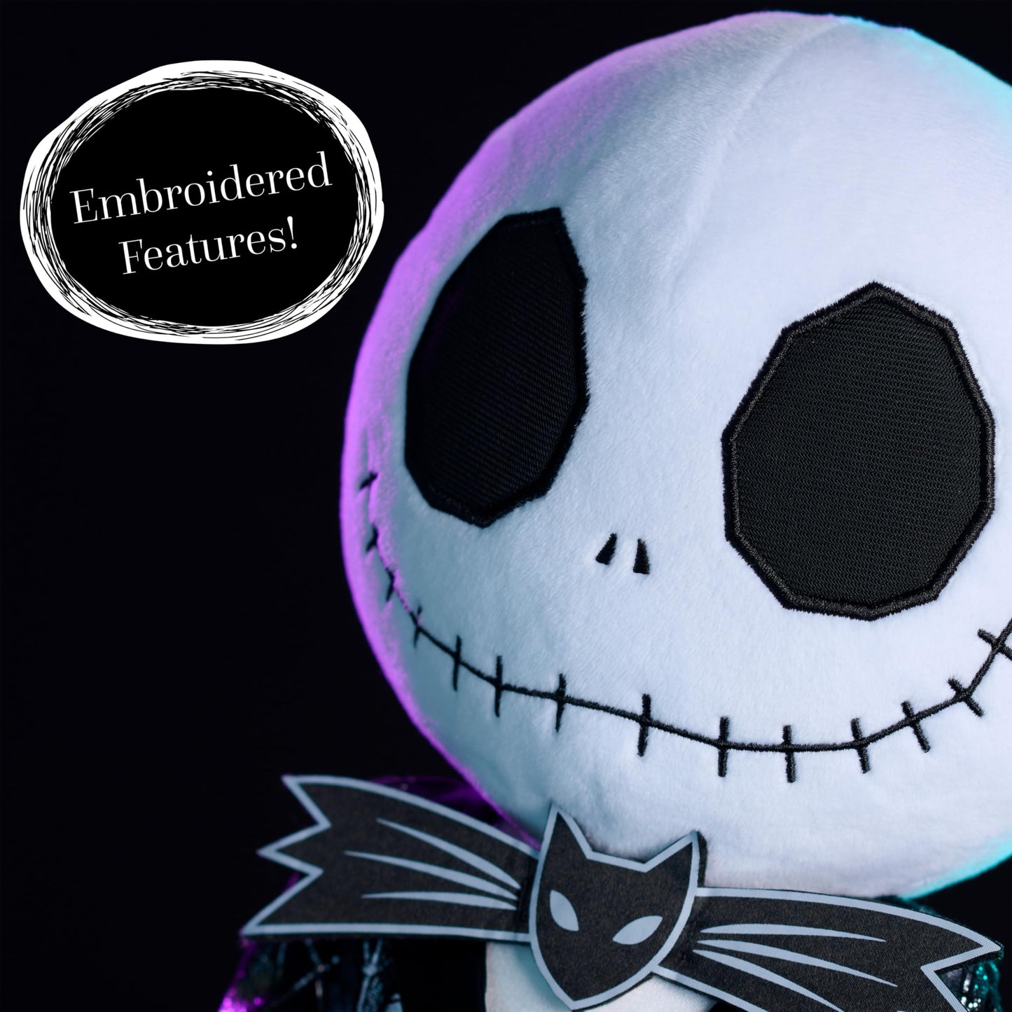 Just Play Jack Skellington 19-Inch Plush – Metallic Finish | Nightmare Before Christmas