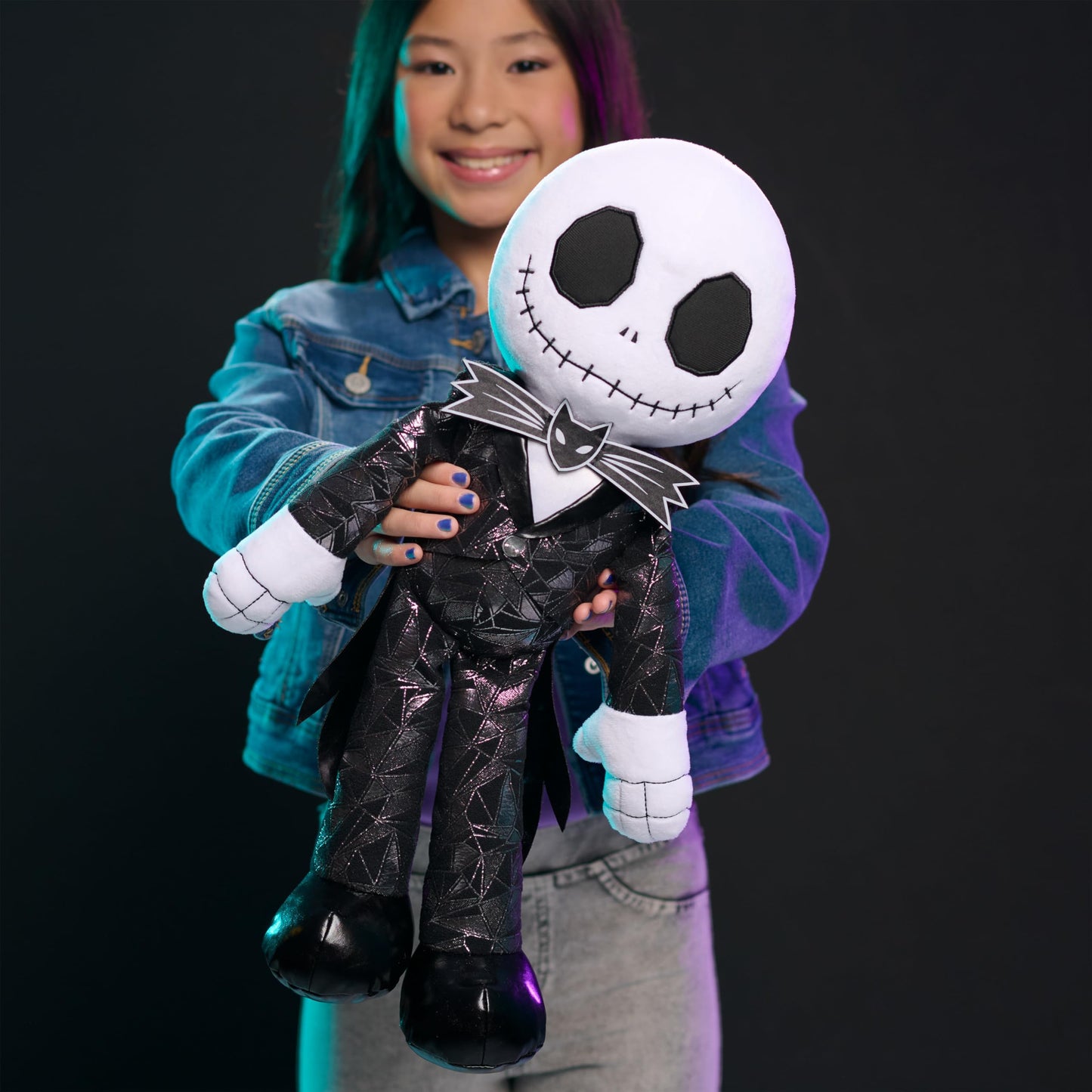 Just Play Jack Skellington 19-Inch Plush – Metallic Finish | Nightmare Before Christmas