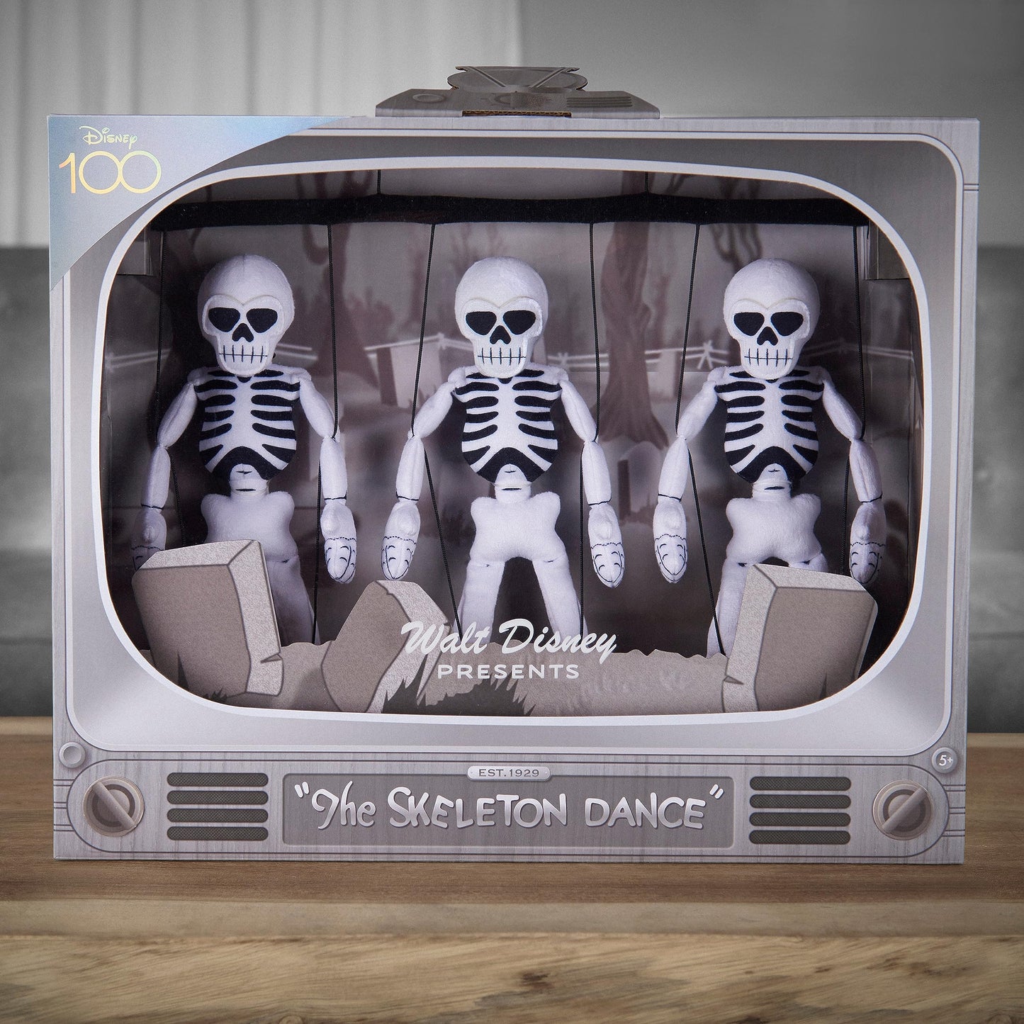 Disney100 Years of Wonder Skeleton Dance Plush Diorama by Just Play (Amazon Exclusive)