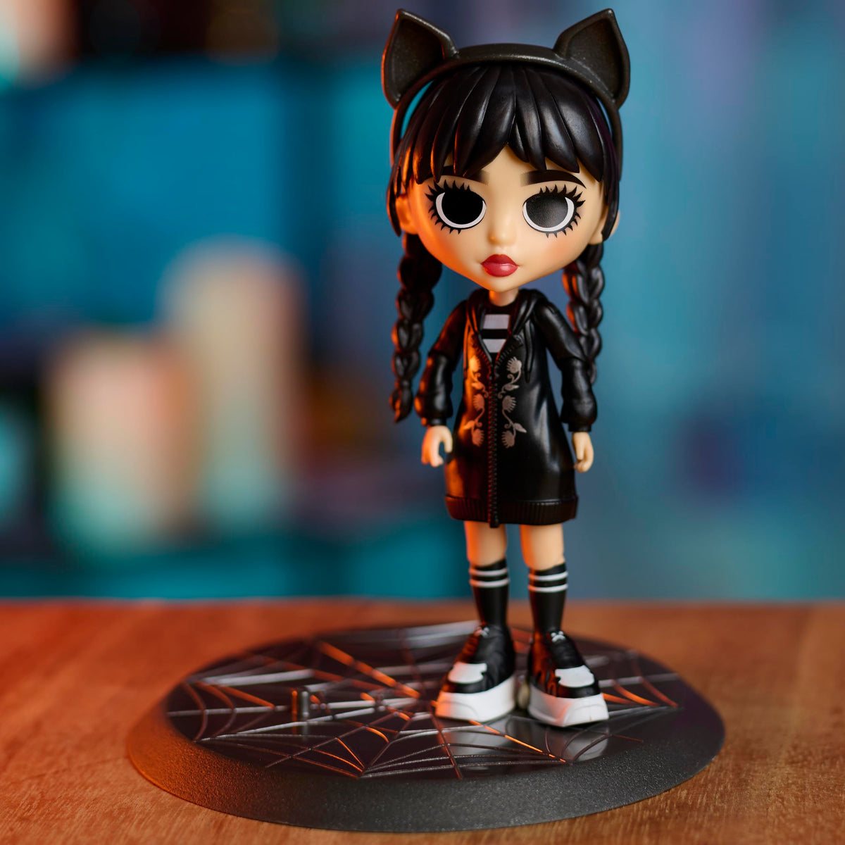 Just Play Wednesday Deluxe 6-Inch Articulated Figure – 11-Piece Set with Interchangeable Faces