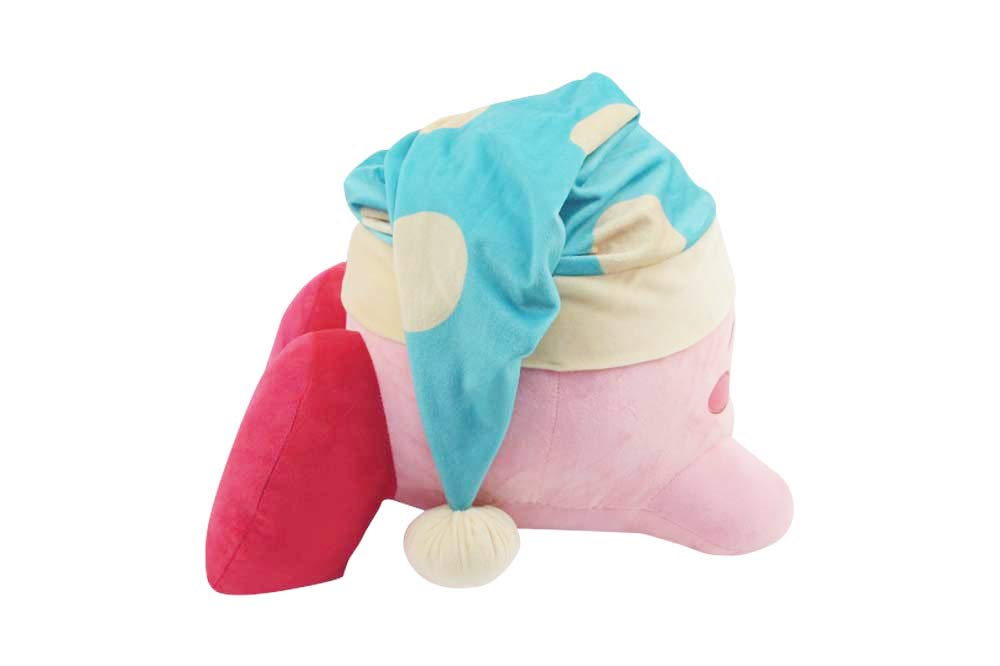 Kirby 12" Mega Plush Sleepy Hat - Official Licensed Jumbo Kirby Pillow by Just Toys LLC