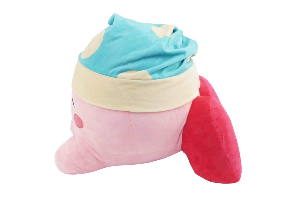 Kirby 12" Mega Plush Sleepy Hat - Official Licensed Jumbo Kirby Pillow by Just Toys LLC