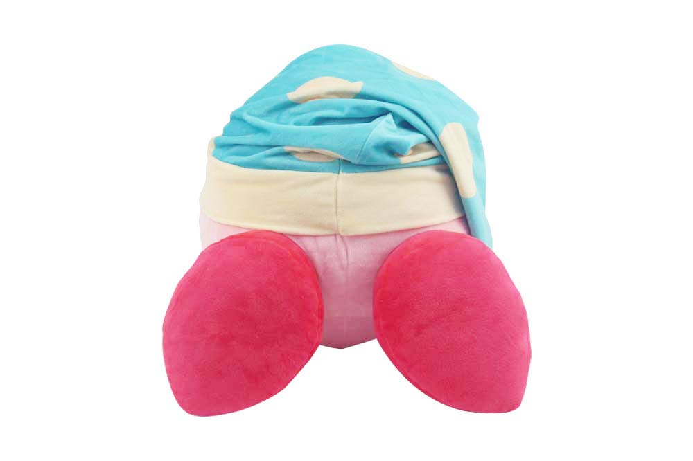 Kirby 12" Mega Plush Sleepy Hat - Official Licensed Jumbo Kirby Pillow by Just Toys LLC