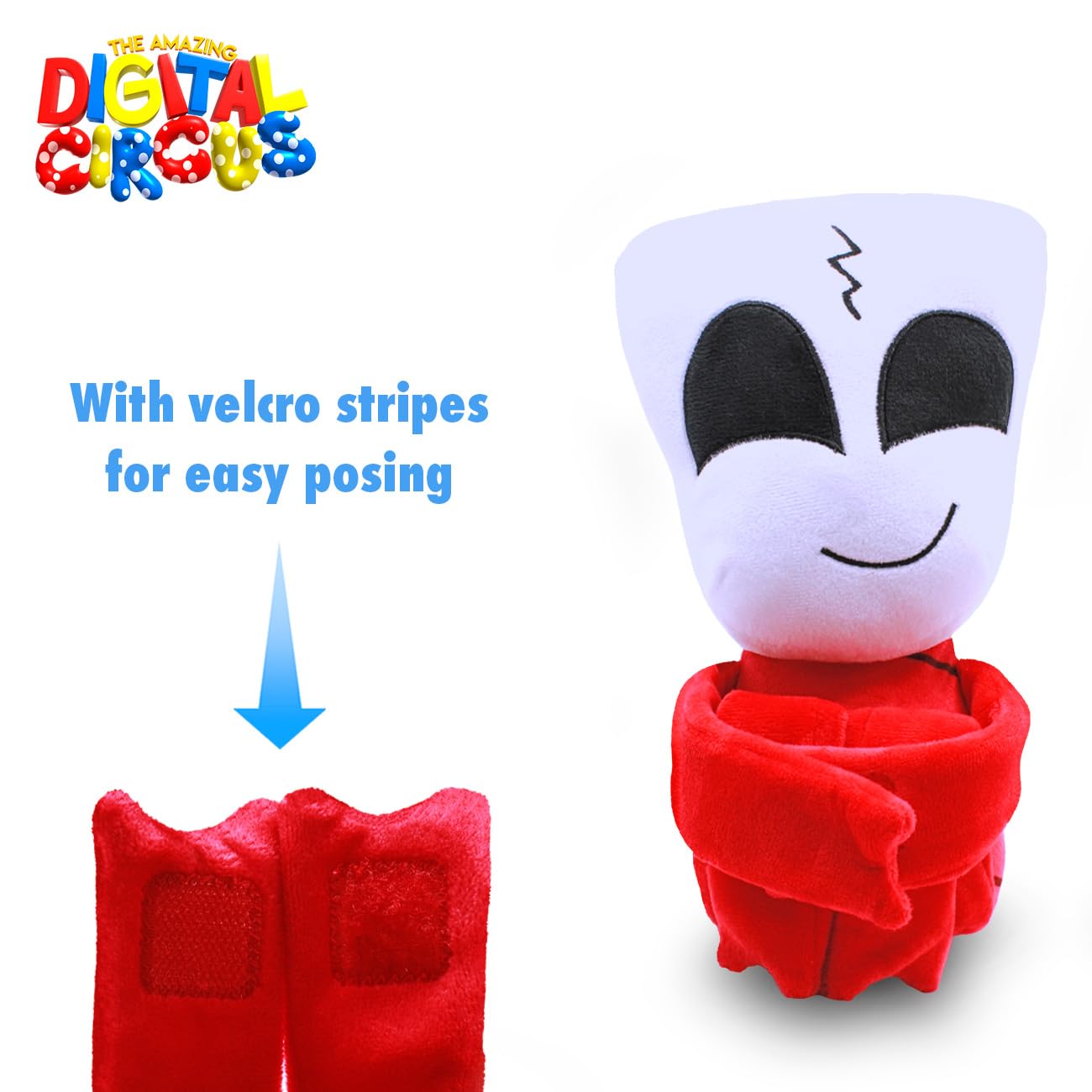 Just Toys LLC The Amazing Digital Circus 10-inch Gangle Plush – Officially Licensed, Ultra-Soft Collectible
